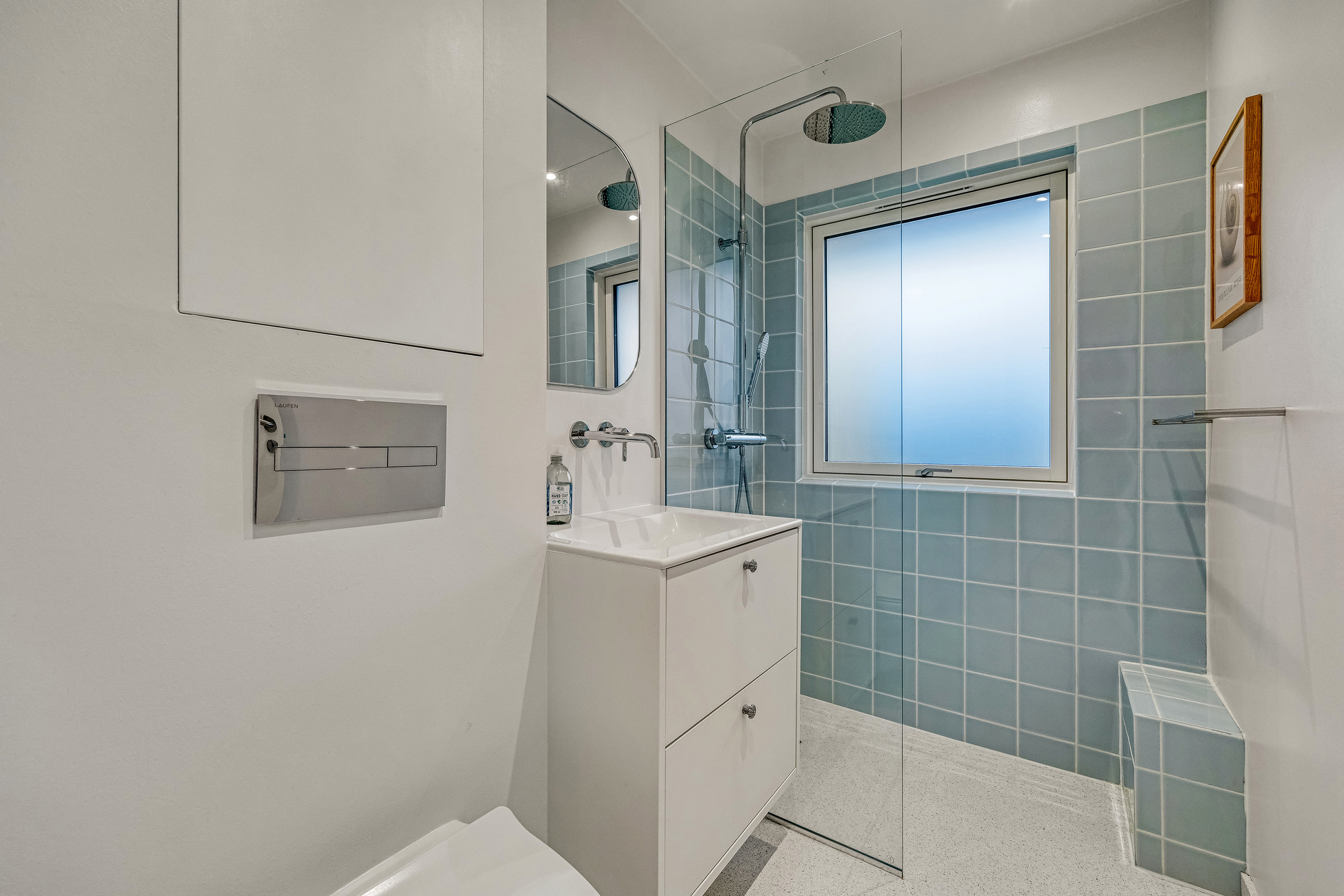 Fremhævet badeværelse billede i fuldskærmstilstand. Billede af Fyllasvej 7, 3210 Vejby