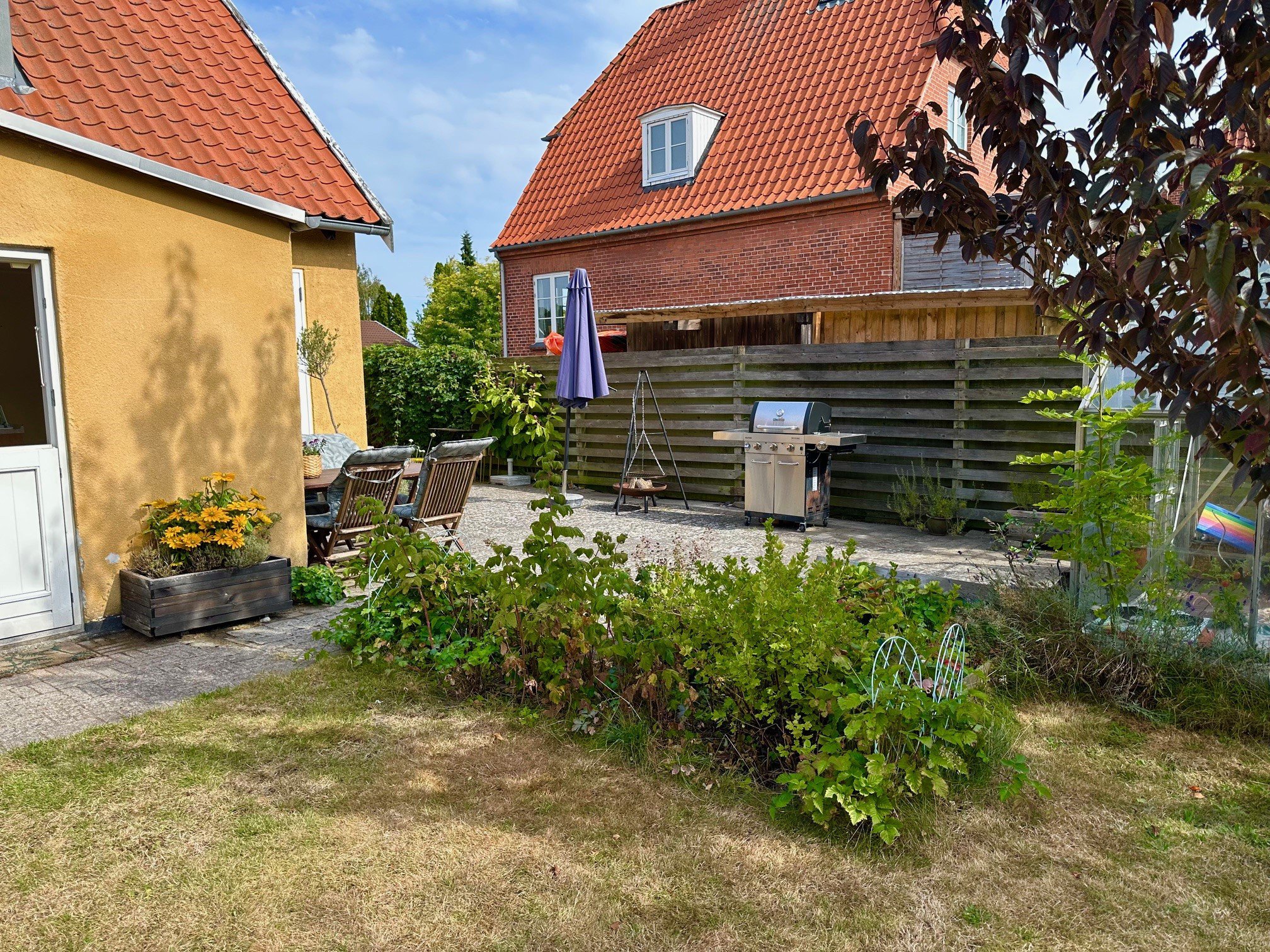 Miniaturebillede 1: set fra haven. Billede af Ceylonvej 32, 2300 København S