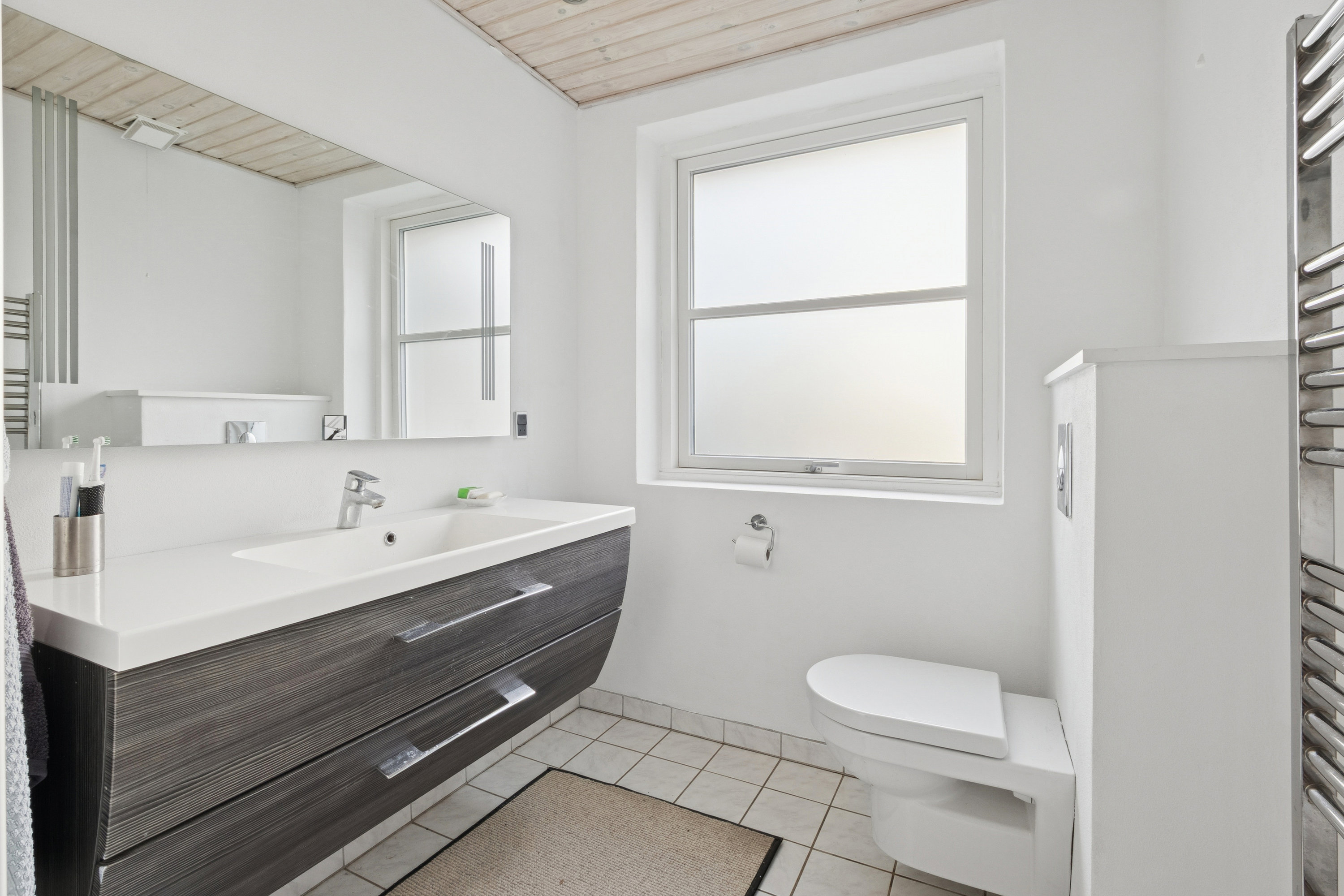 Fremhævet badeværelse billede i fuldskærmstilstand. Billede af Frydebovej 4, Nors, 7700 Thisted