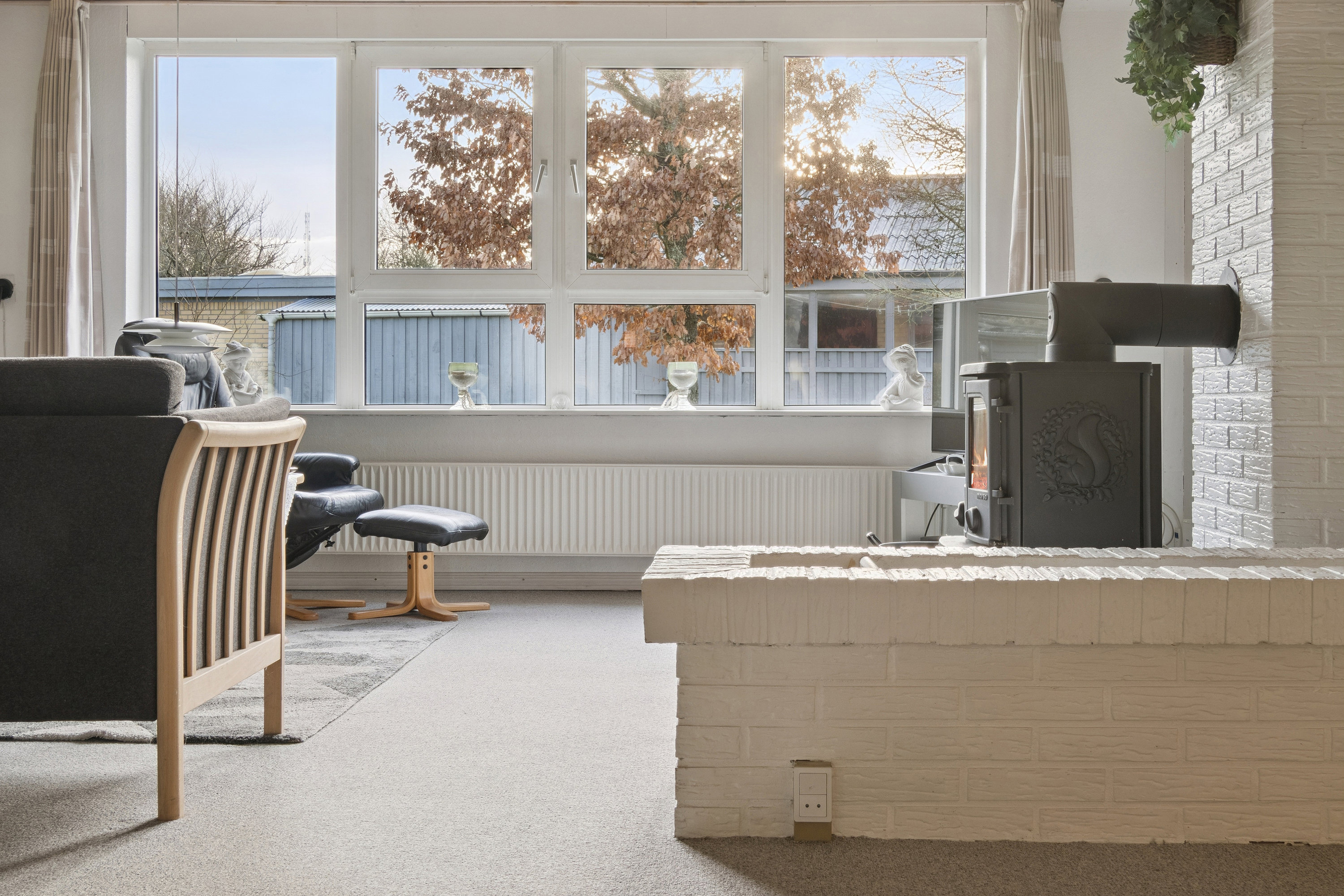 Fremhævet stue billede i fuldskærmstilstand. Billede af Frydebovej 4, Nors, 7700 Thisted