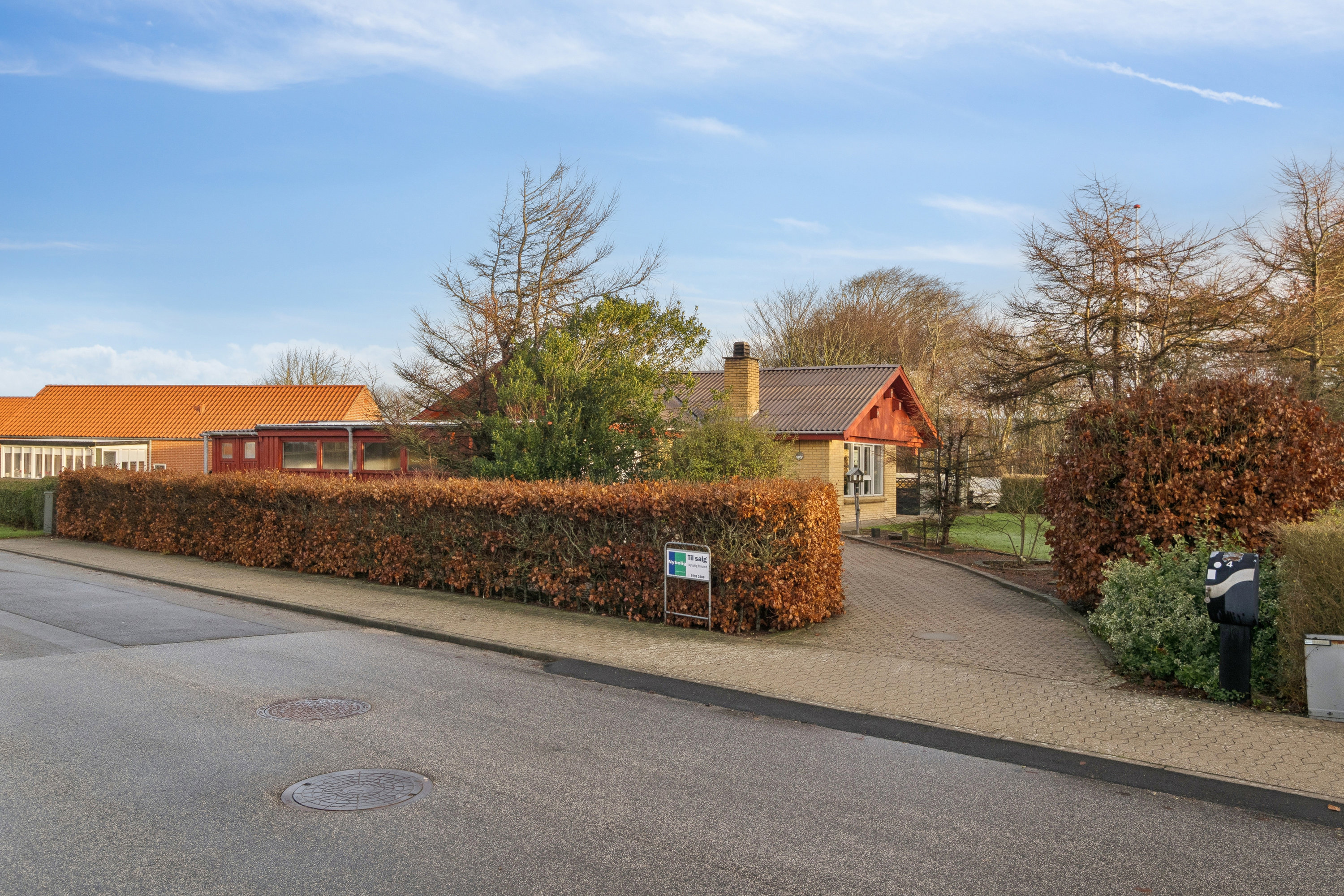 Fremhævet set fra vejen billede i fuldskærmstilstand. Billede af Frydebovej 4, Nors, 7700 Thisted