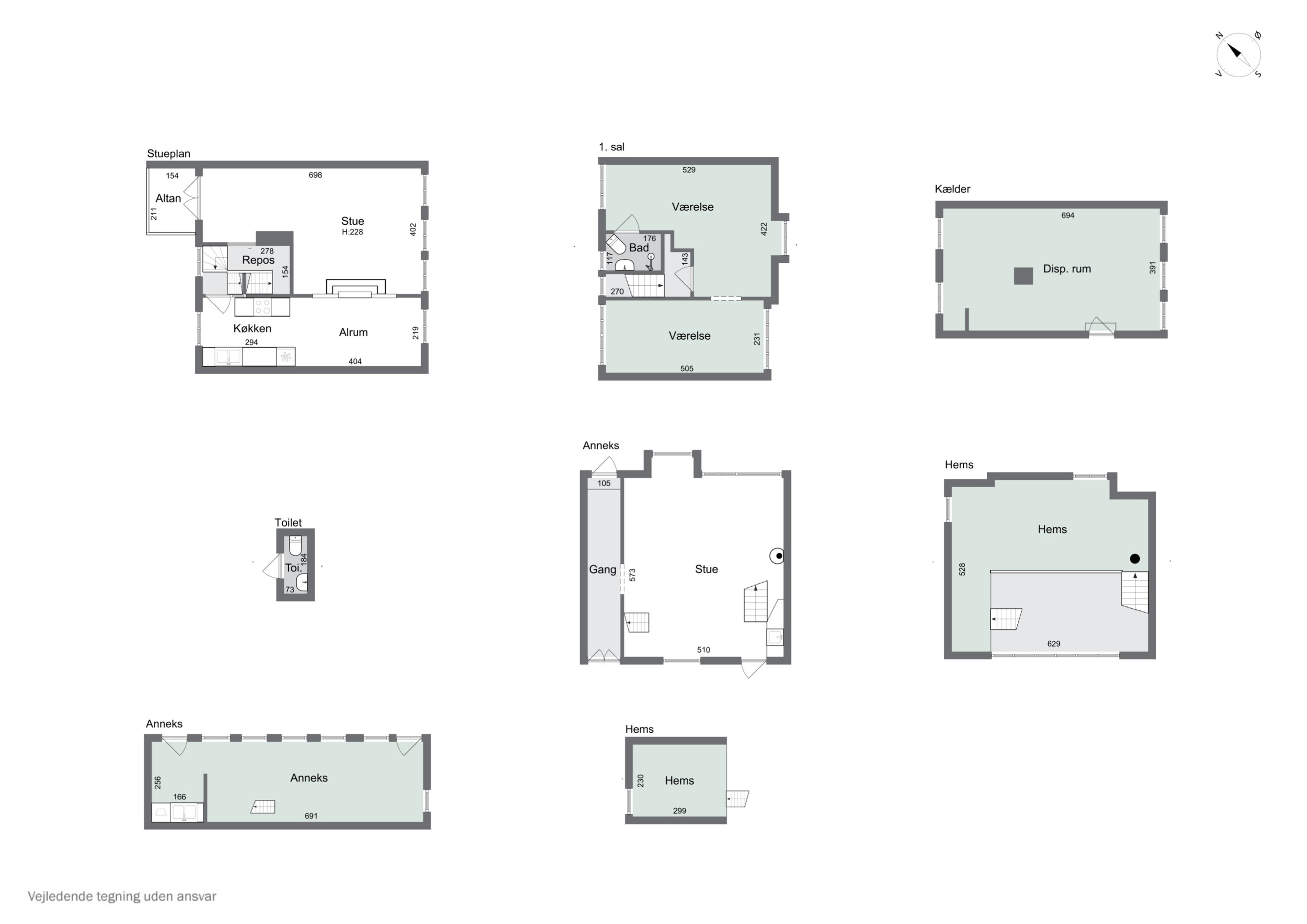 Plantegninger billede af Bredgade 9, 4000 Roskilde