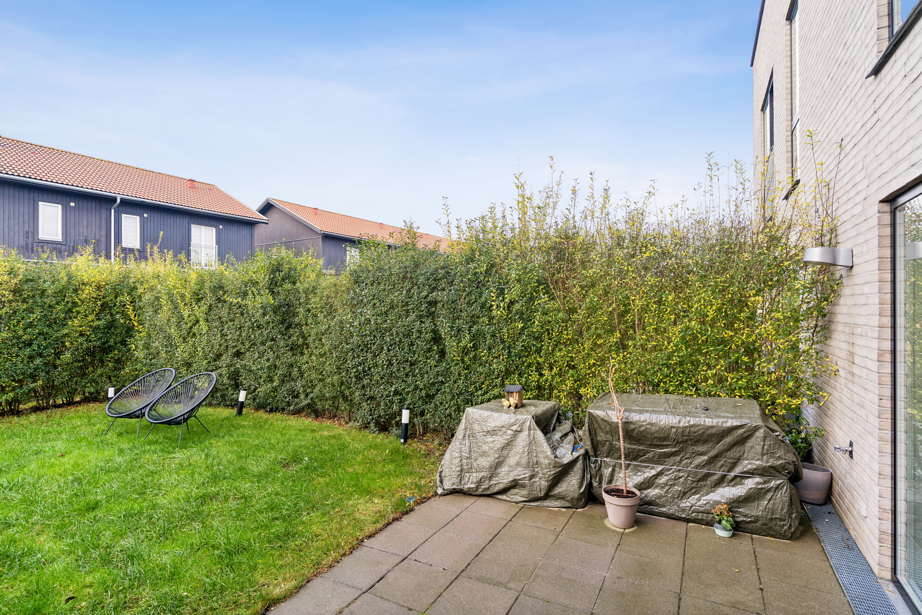 Fremhævet terrasse billede i fuldskærmstilstand. Billede af Klausdalshave 28, 2730 Herlev