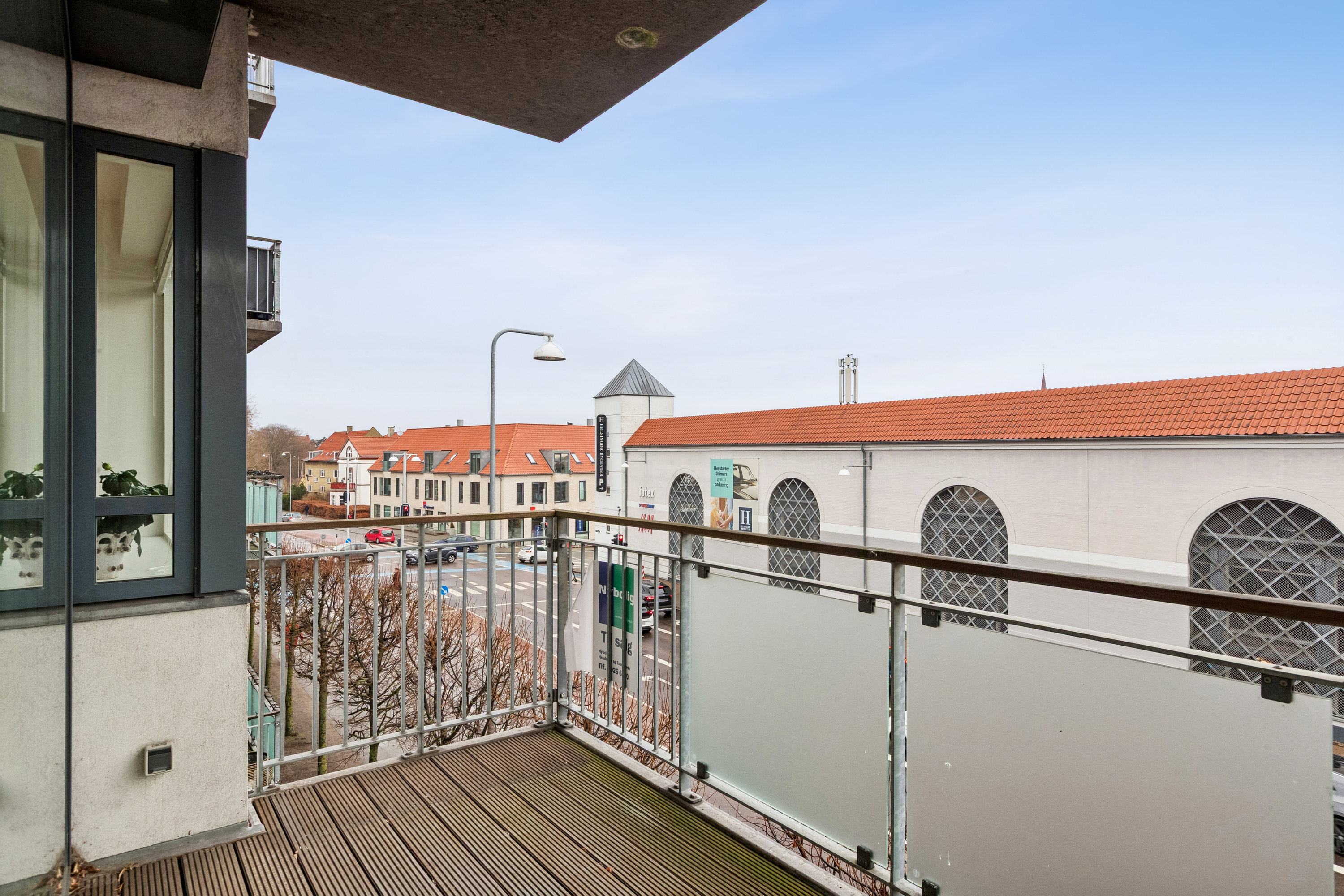 Fremhævet altan billede i fuldskærmstilstand. Billede af Murergade 9E, 1. tv., 3000 Helsingør