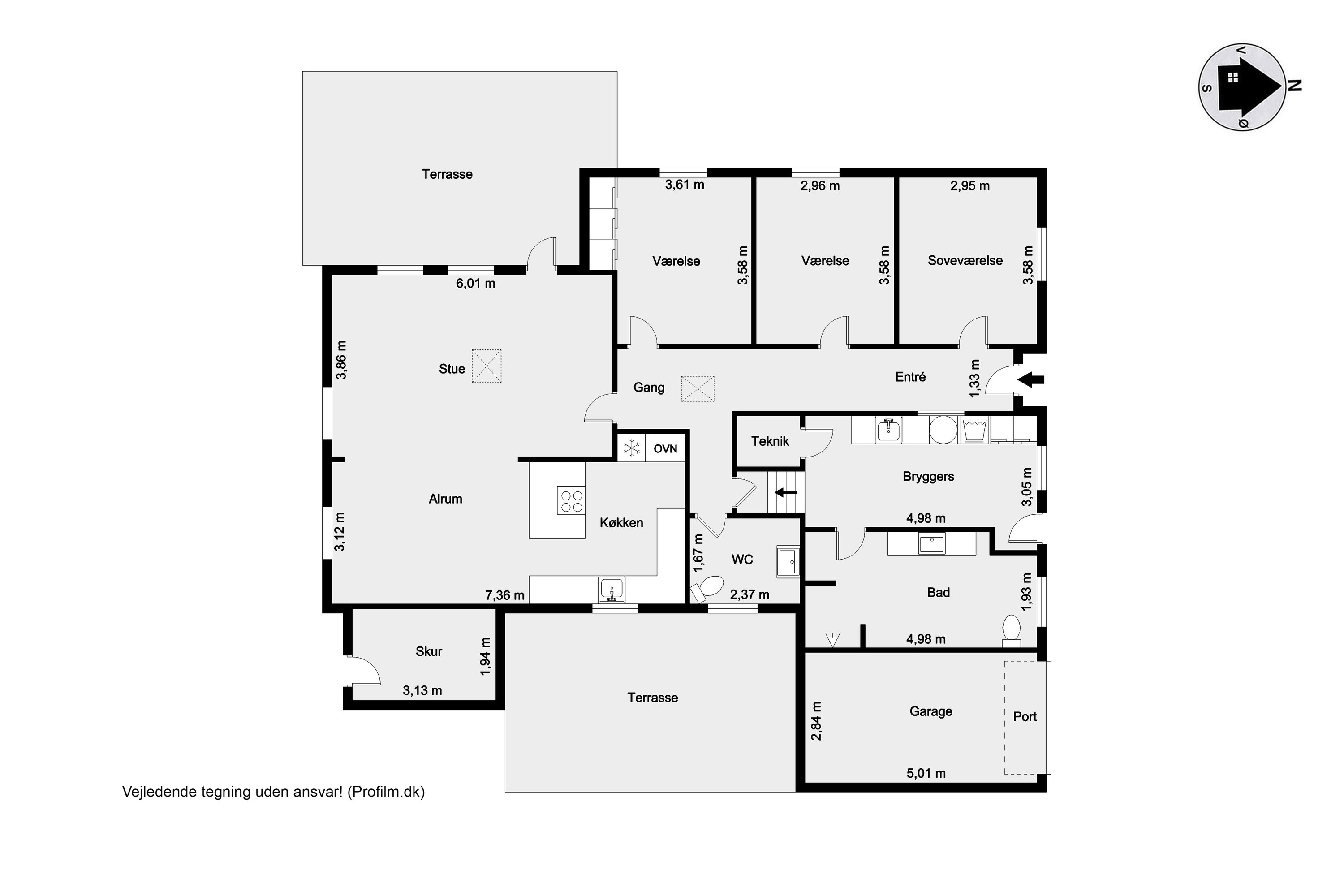 Plantegninger billede af Jættevej 9, Hostrupskov, 6200 Aabenraa