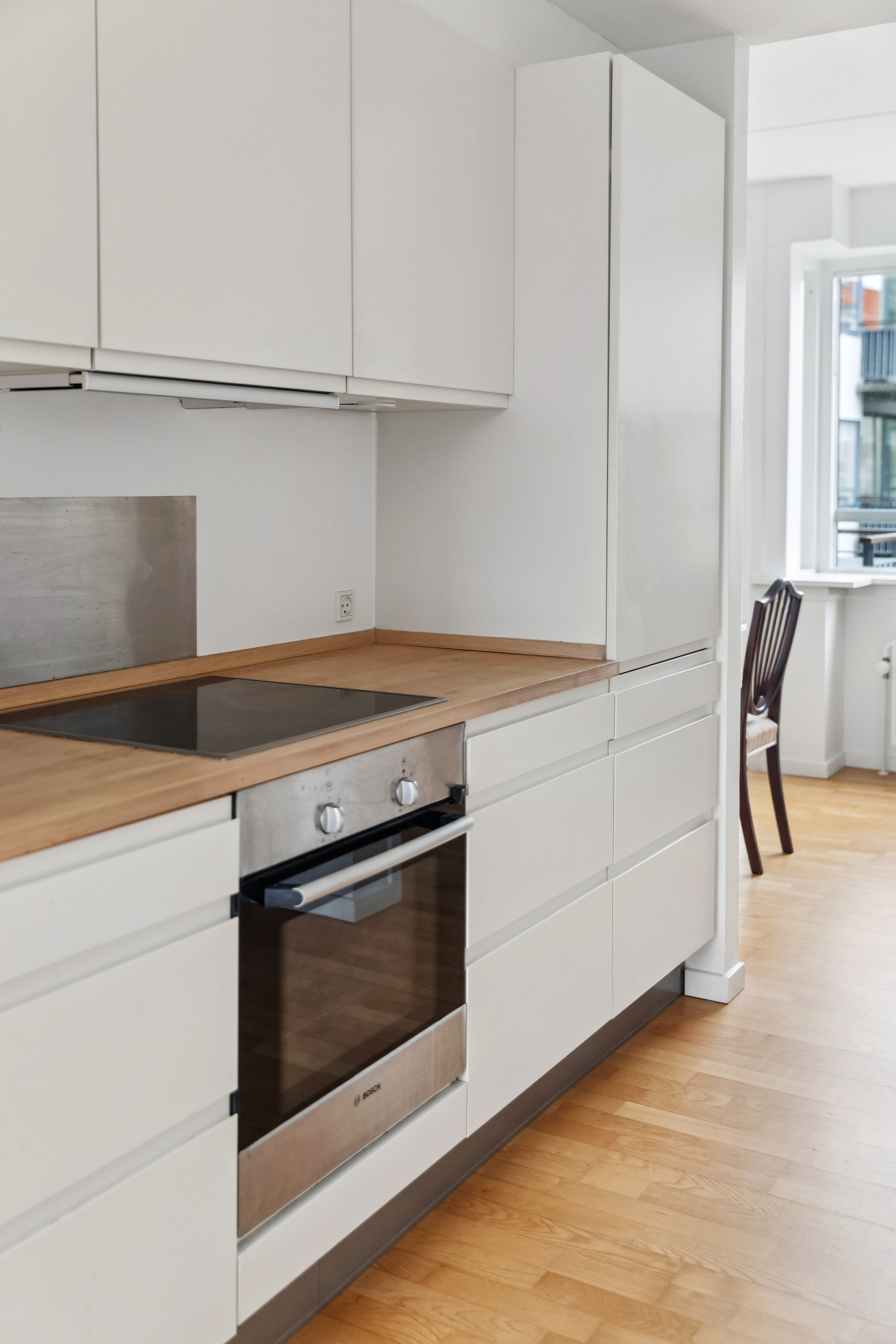 Fremhævet køkken billede i fuldskærmstilstand. Billede af Murergade 9E, 1. tv., 3000 Helsingør