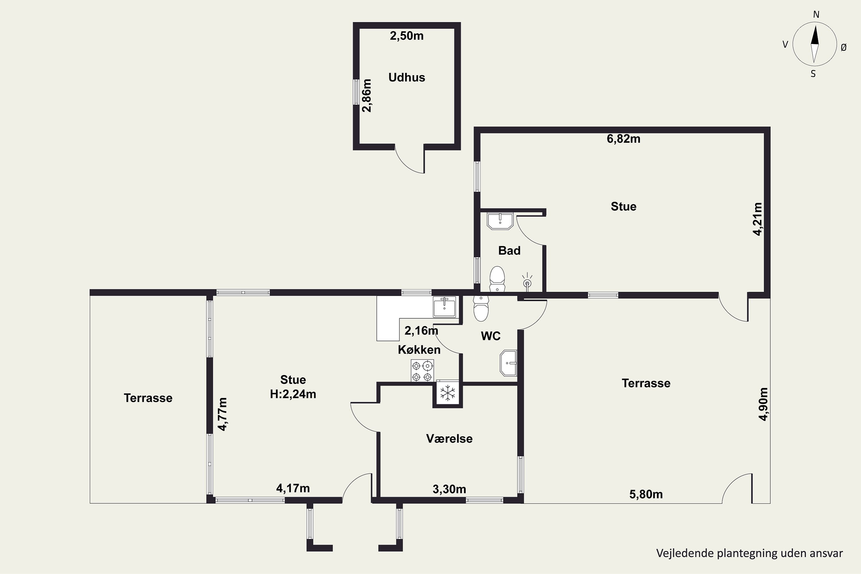 Plantegninger billede af Aavej 23, 9480 Løkken