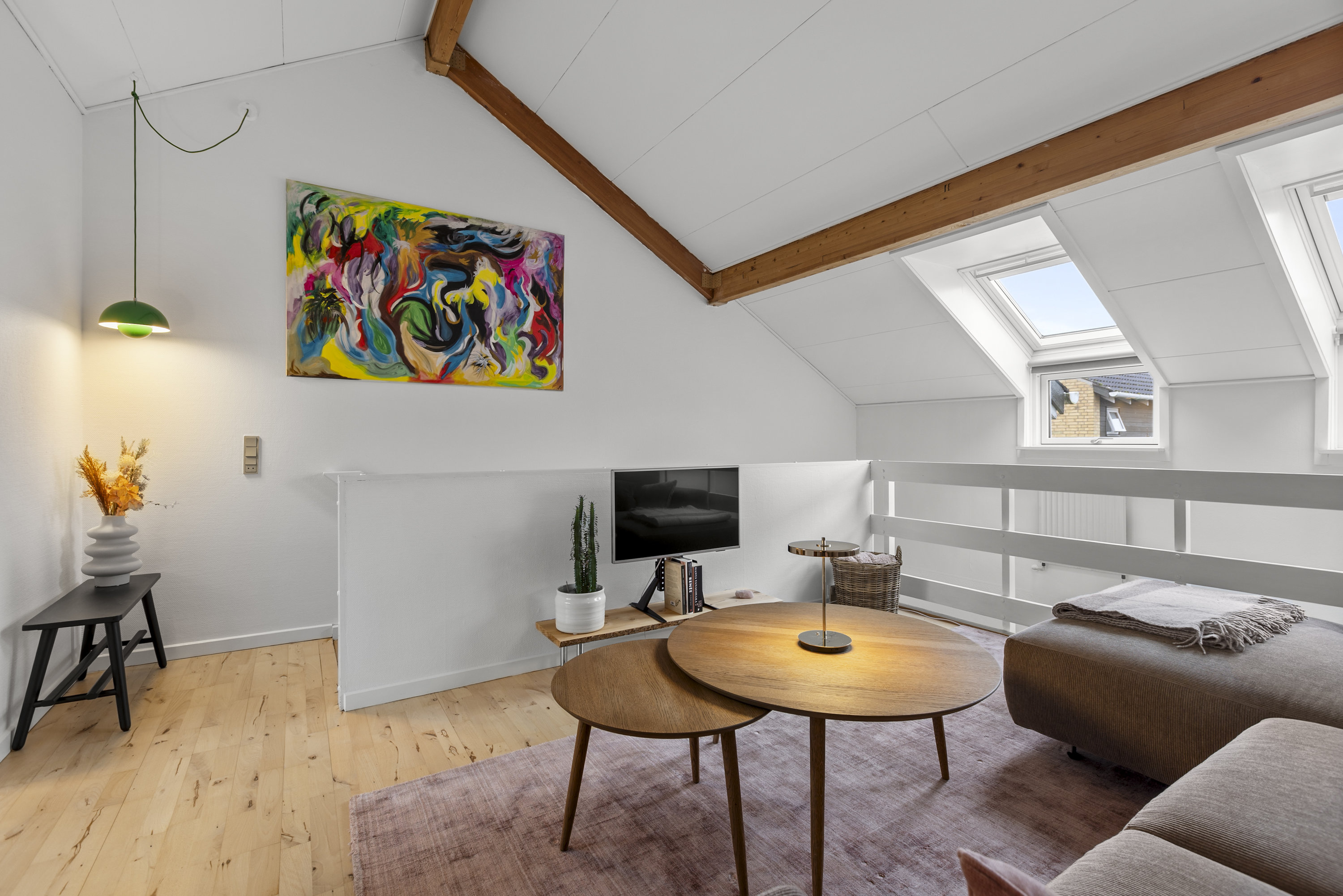 Fremhævet stue billede i fuldskærmstilstand. Billede af Bakkevænget 12, 4180 Sorø