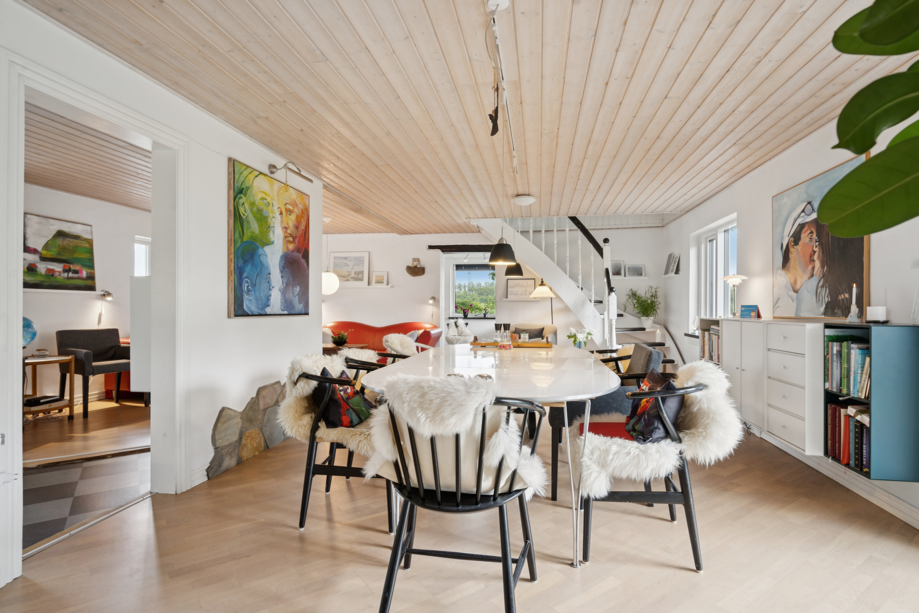 Fremhævet spisestue billede i fuldskærmstilstand. Billede af Solvangsvej 9, Gjurup, 9800 Hjørring