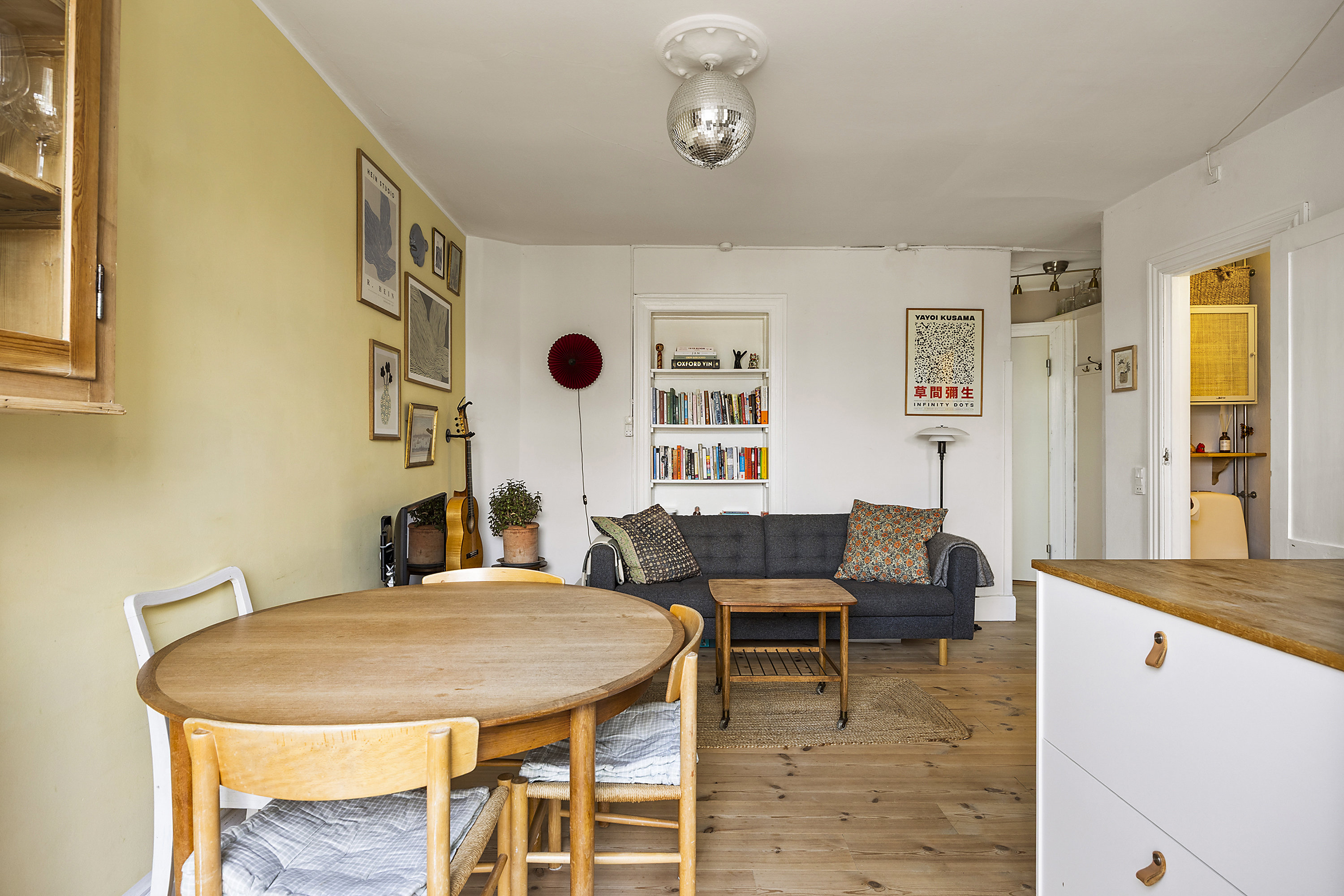 Fremhævet køkken alrum billede i fuldskærmstilstand. Billede af Egegade 10, 5. th., 2200 København N