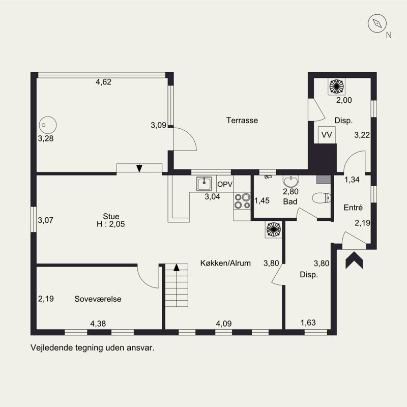 Plantegninger billede af Sandbjergvej 14, Søvind, 8700 Horsens