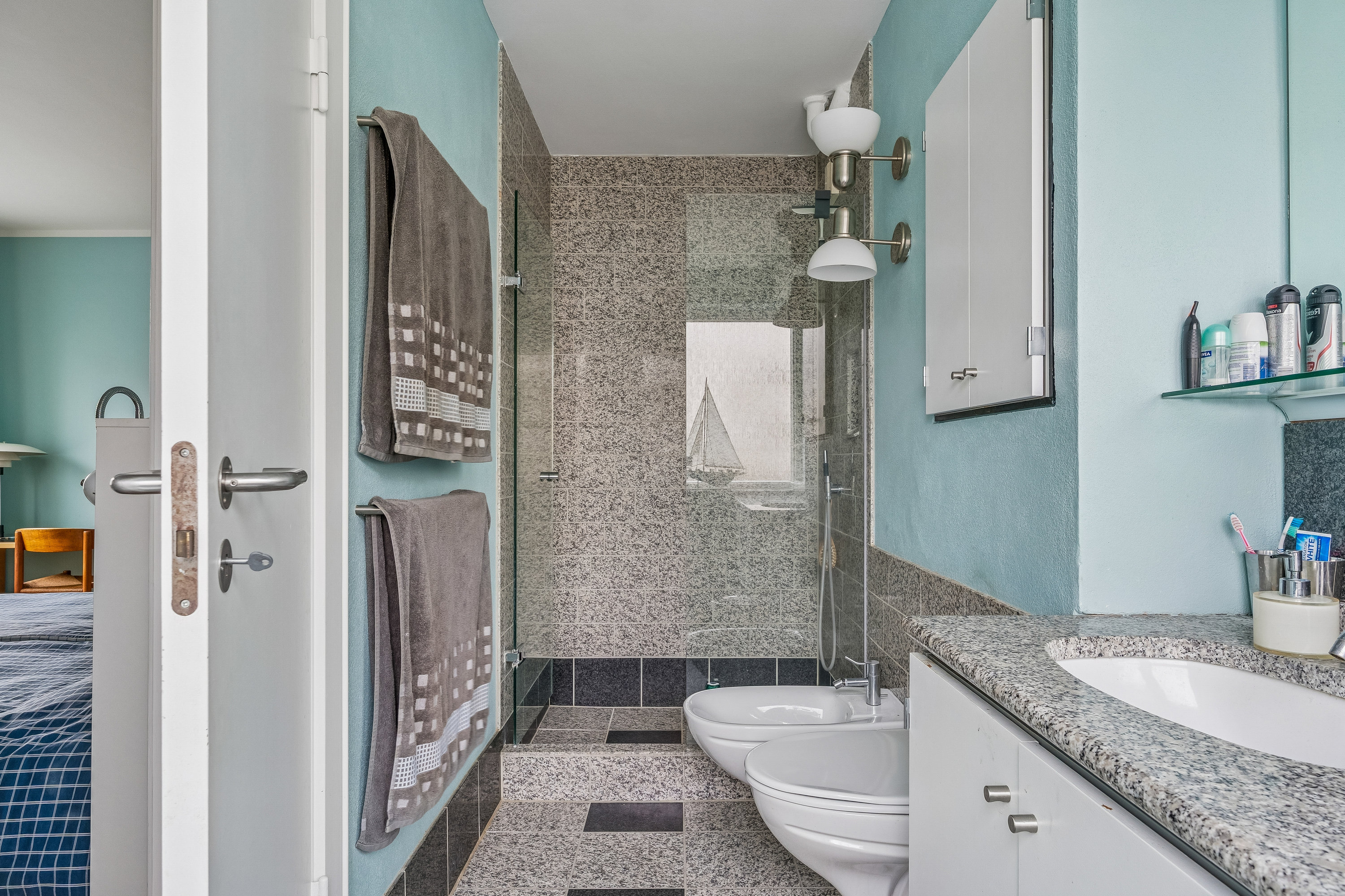 Fremhævet badeværelse billede i fuldskærmstilstand. Billede af Rosbæksvej 1, st.. tv., 2100 København Ø