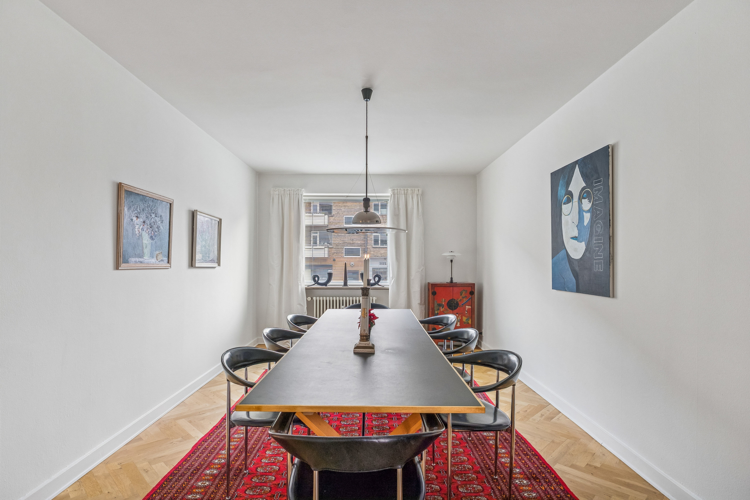 Fremhævet spisestue billede i fuldskærmstilstand. Billede af Rosbæksvej 1, st.. tv., 2100 København Ø