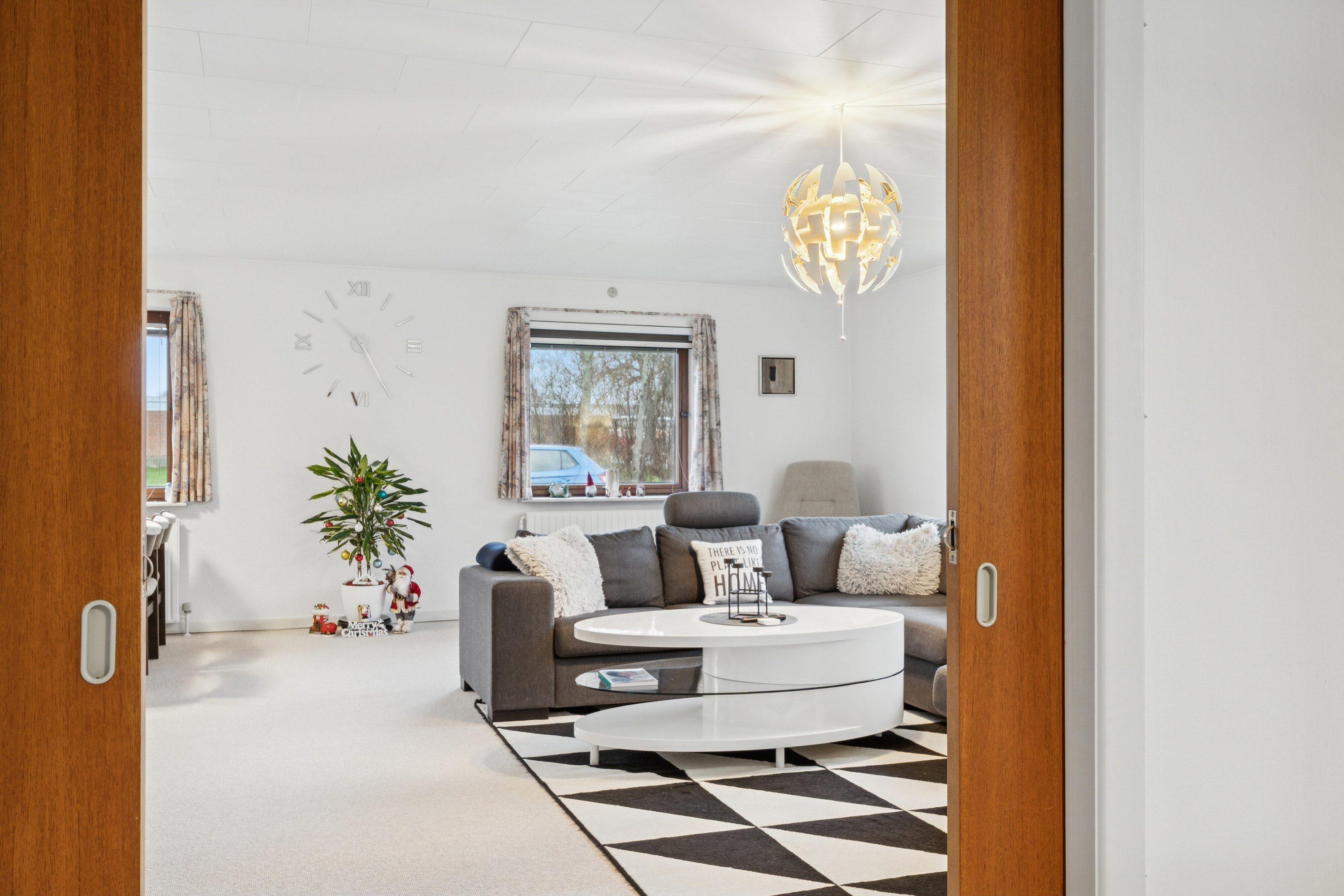 Fremhævet stue billede i fuldskærmstilstand. Billede af Skolegade 5, Hvidbjerg, 7790 Thyholm