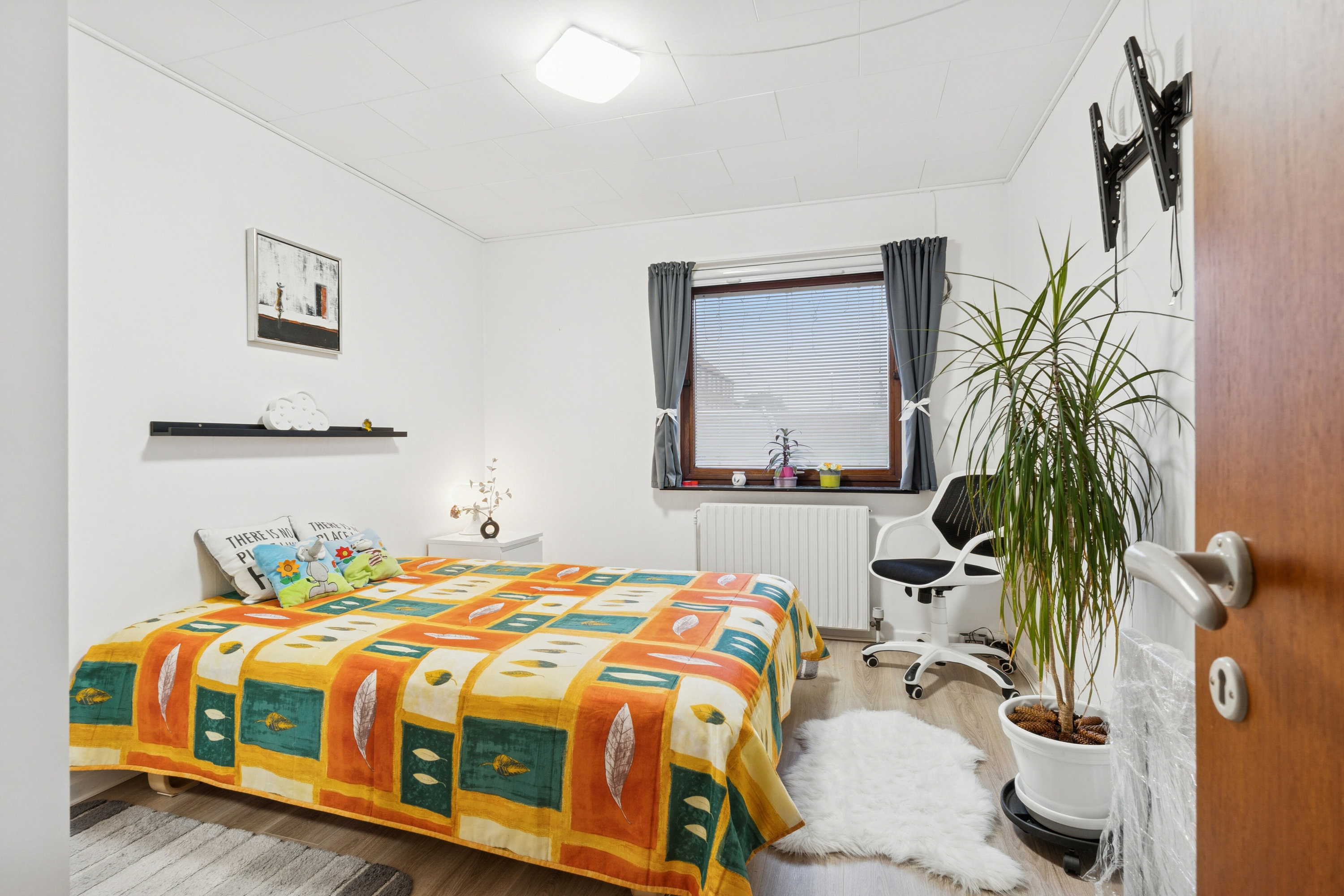 Fremhævet soveværelse billede i fuldskærmstilstand. Billede af Skolegade 5, Hvidbjerg, 7790 Thyholm