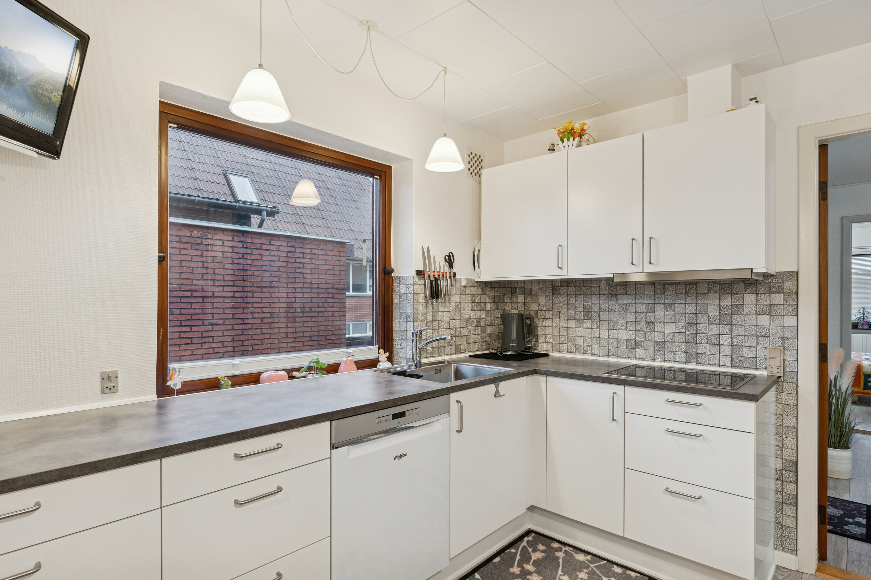 Fremhævet køkken billede i fuldskærmstilstand. Billede af Skolegade 5, Hvidbjerg, 7790 Thyholm