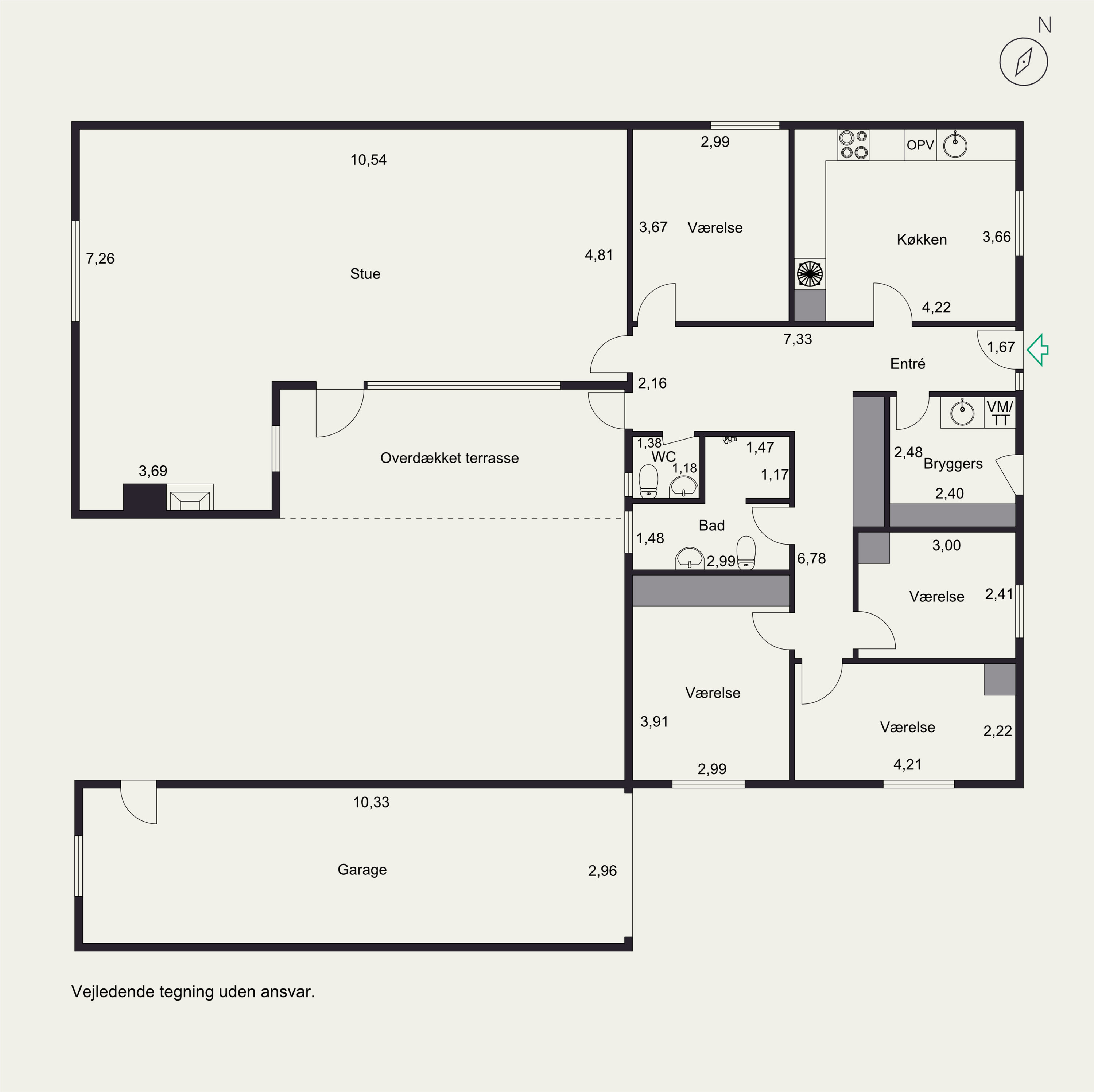 Plantegninger billede af Bygvænget 9, 6800 Varde