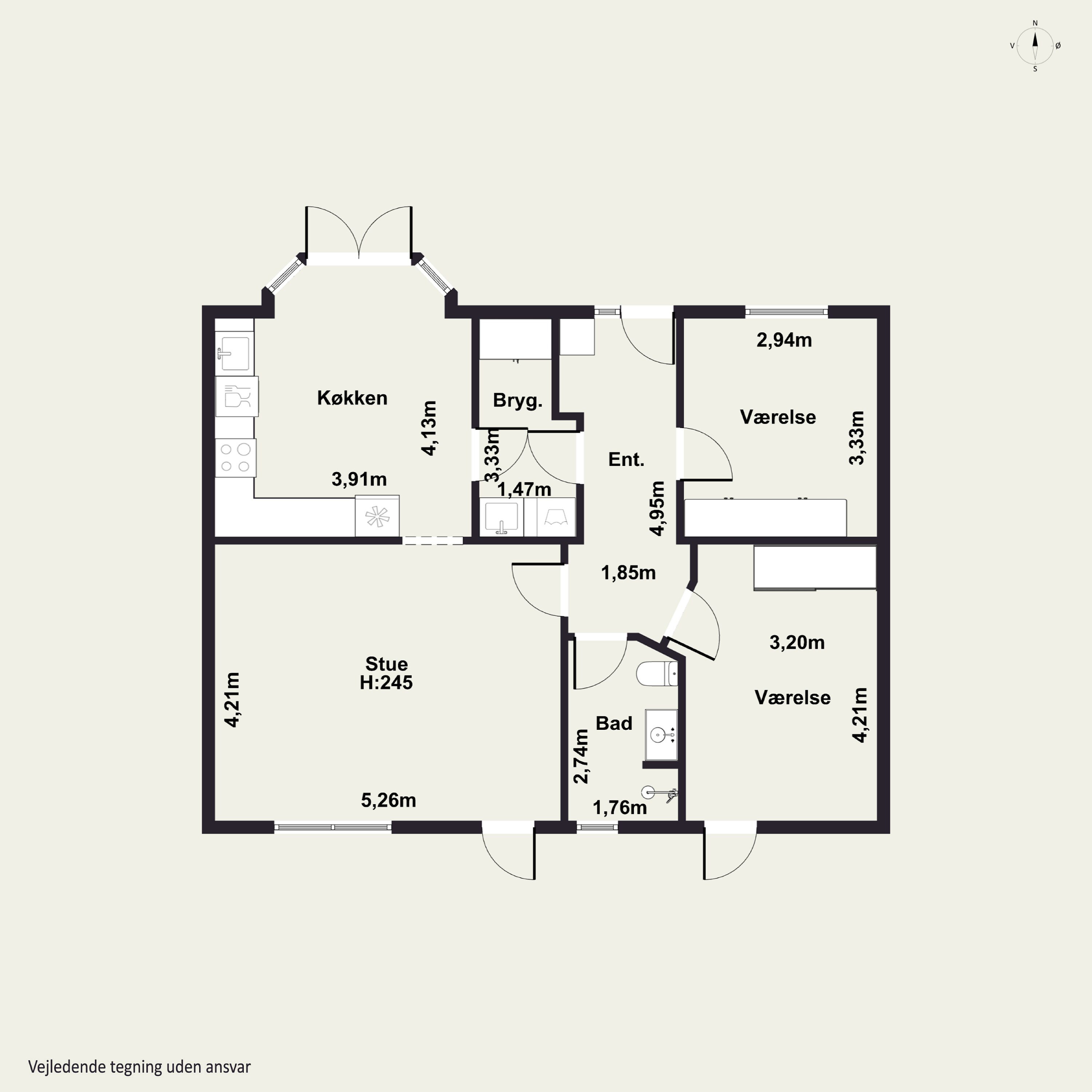Plantegninger billede af Skæppevej 9, 4760 Vordingborg