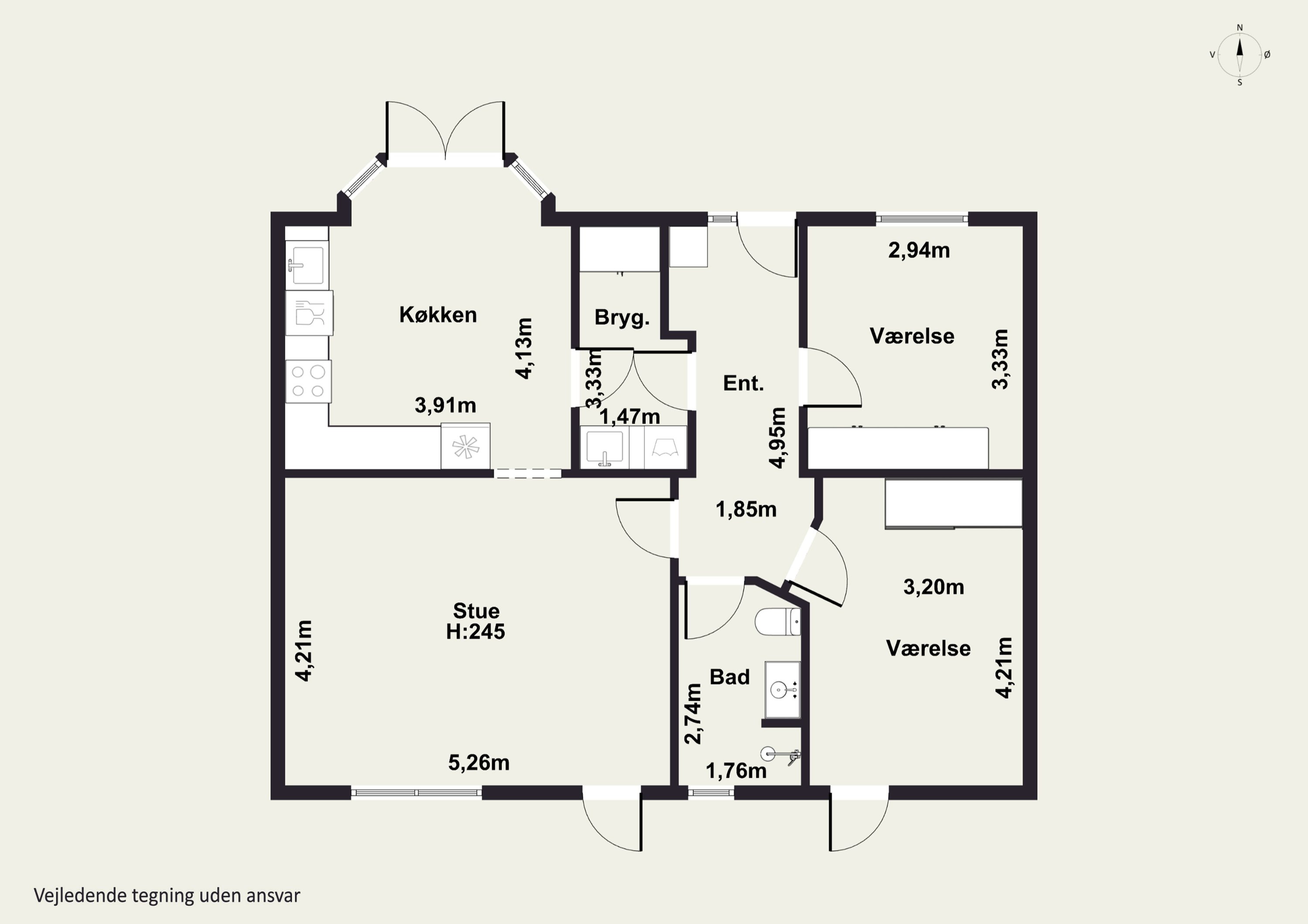Plantegninger billede af Skæppevej 9, 4760 Vordingborg