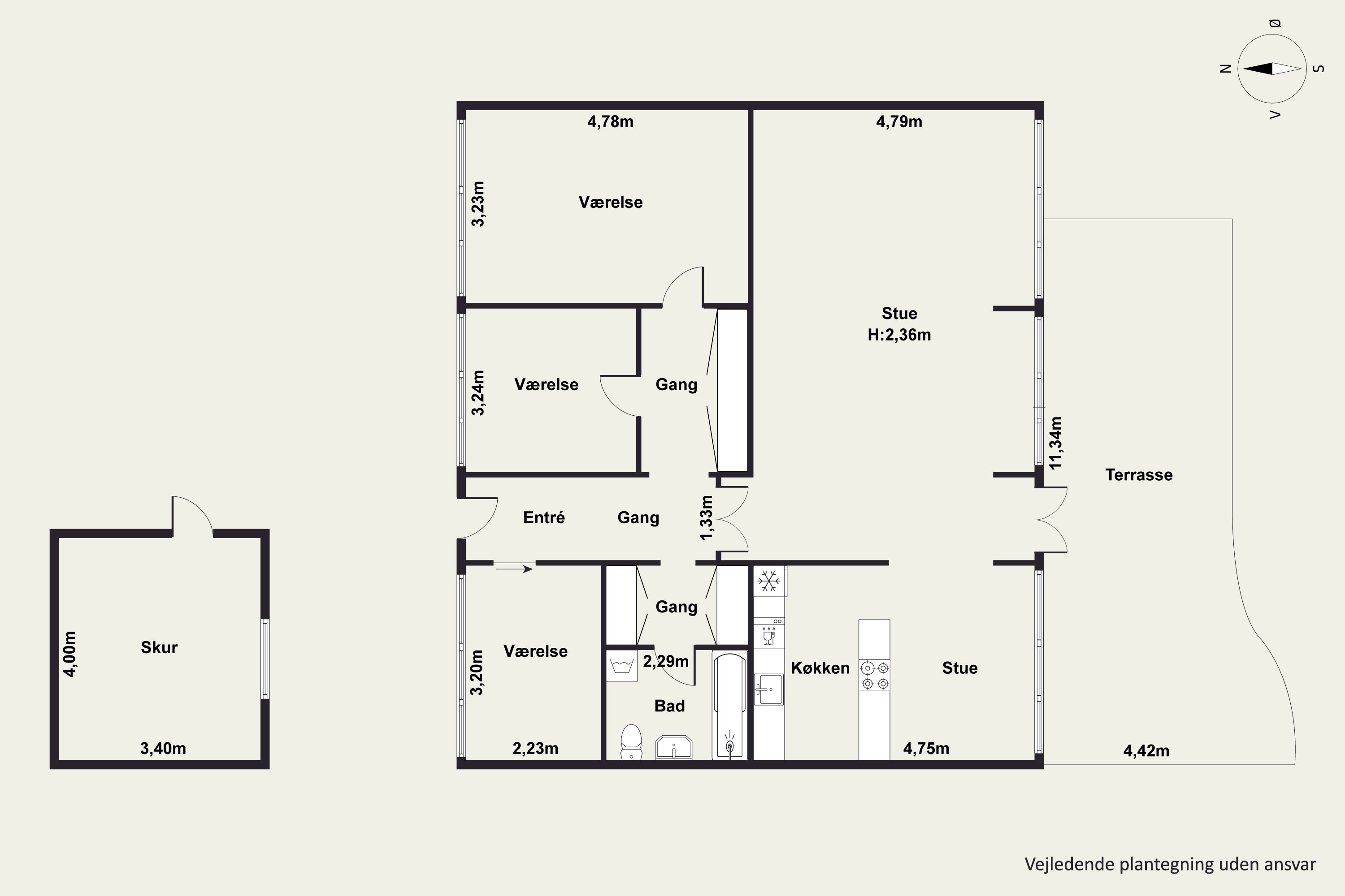 Plantegninger billede af Grønhøjgårdsvej 169, 2630 Taastrup