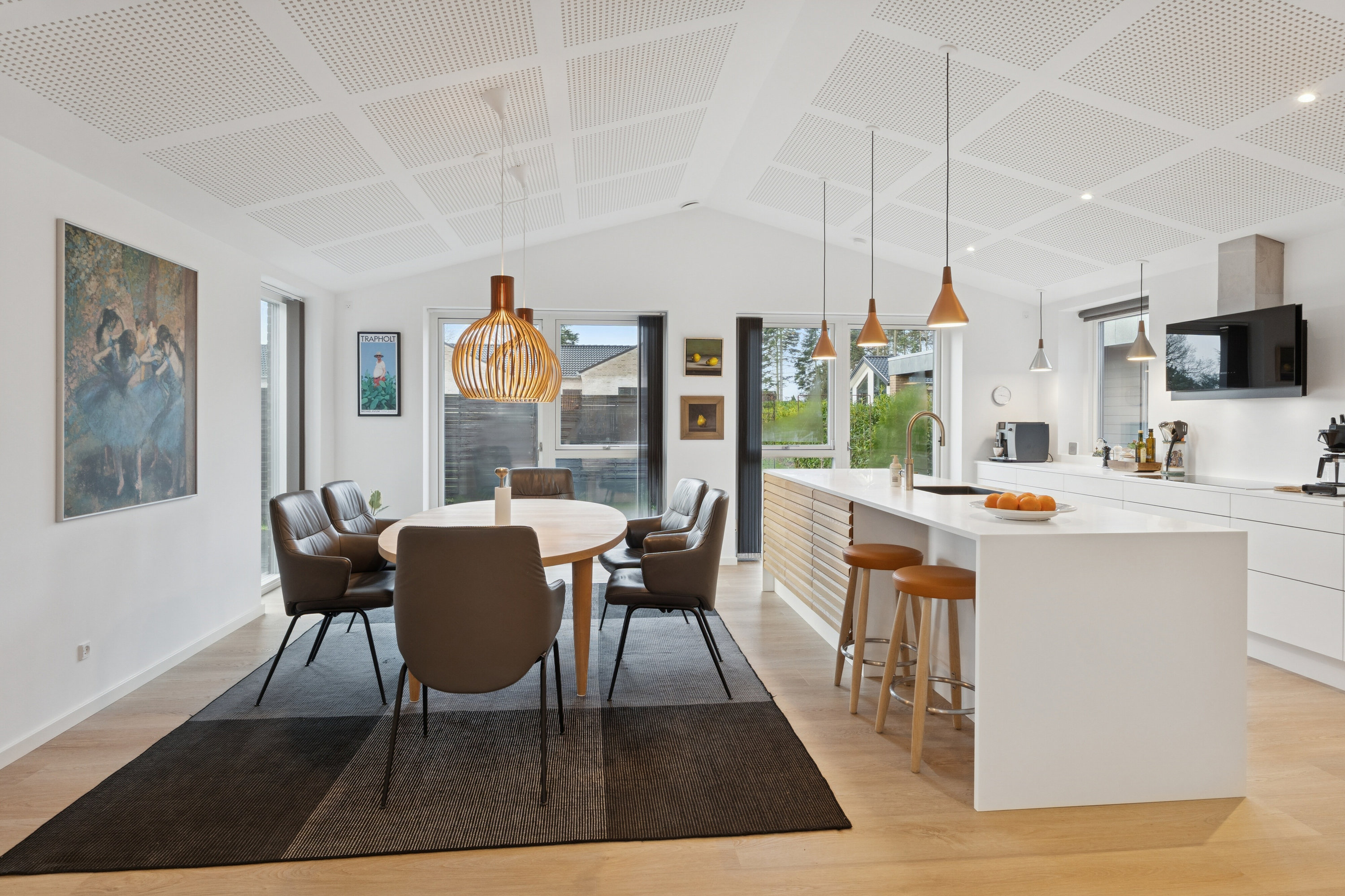 Fremhævet spisestue billede i fuldskærmstilstand. Billede af Vintervej 7, 4654 Faxe Ladeplads