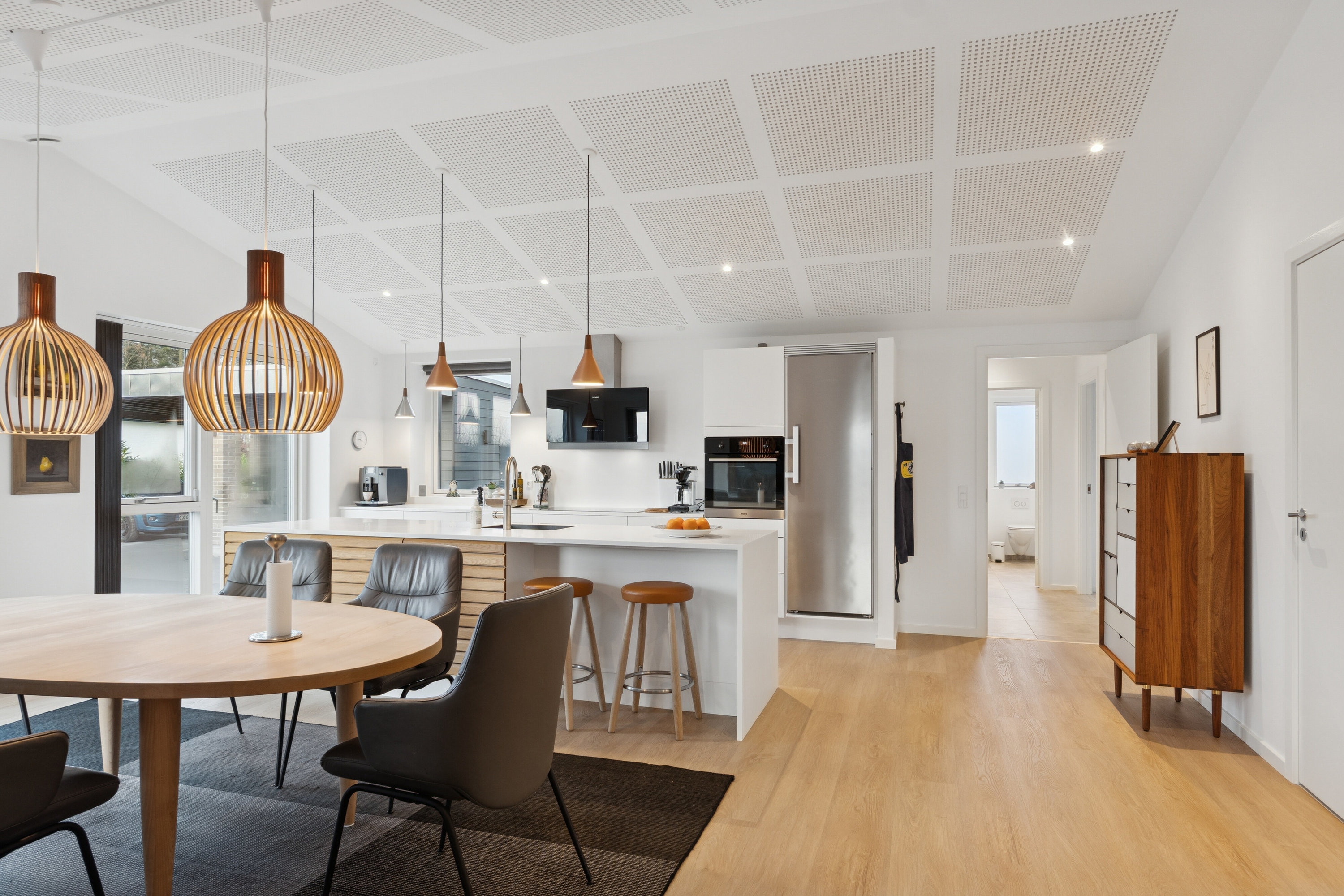 Fremhævet spisestue billede i fuldskærmstilstand. Billede af Vintervej 7, 4654 Faxe Ladeplads