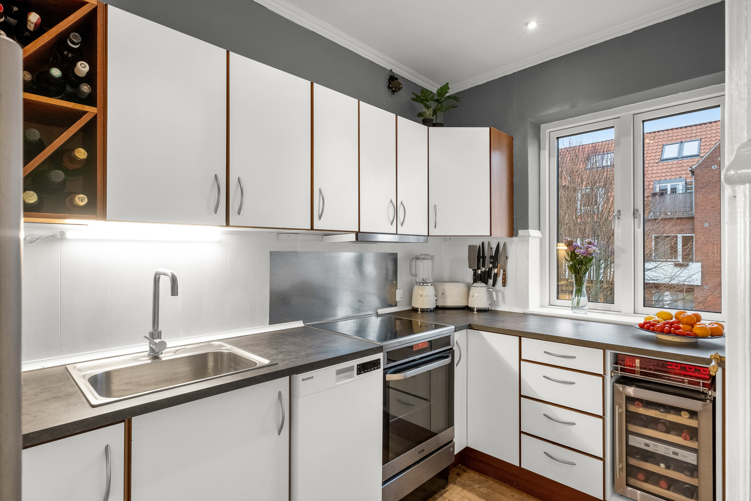 Fremhævet køkken billede i fuldskærmstilstand. Billede af Silkeborgvej 114, 2. tv., 8000 Aarhus C