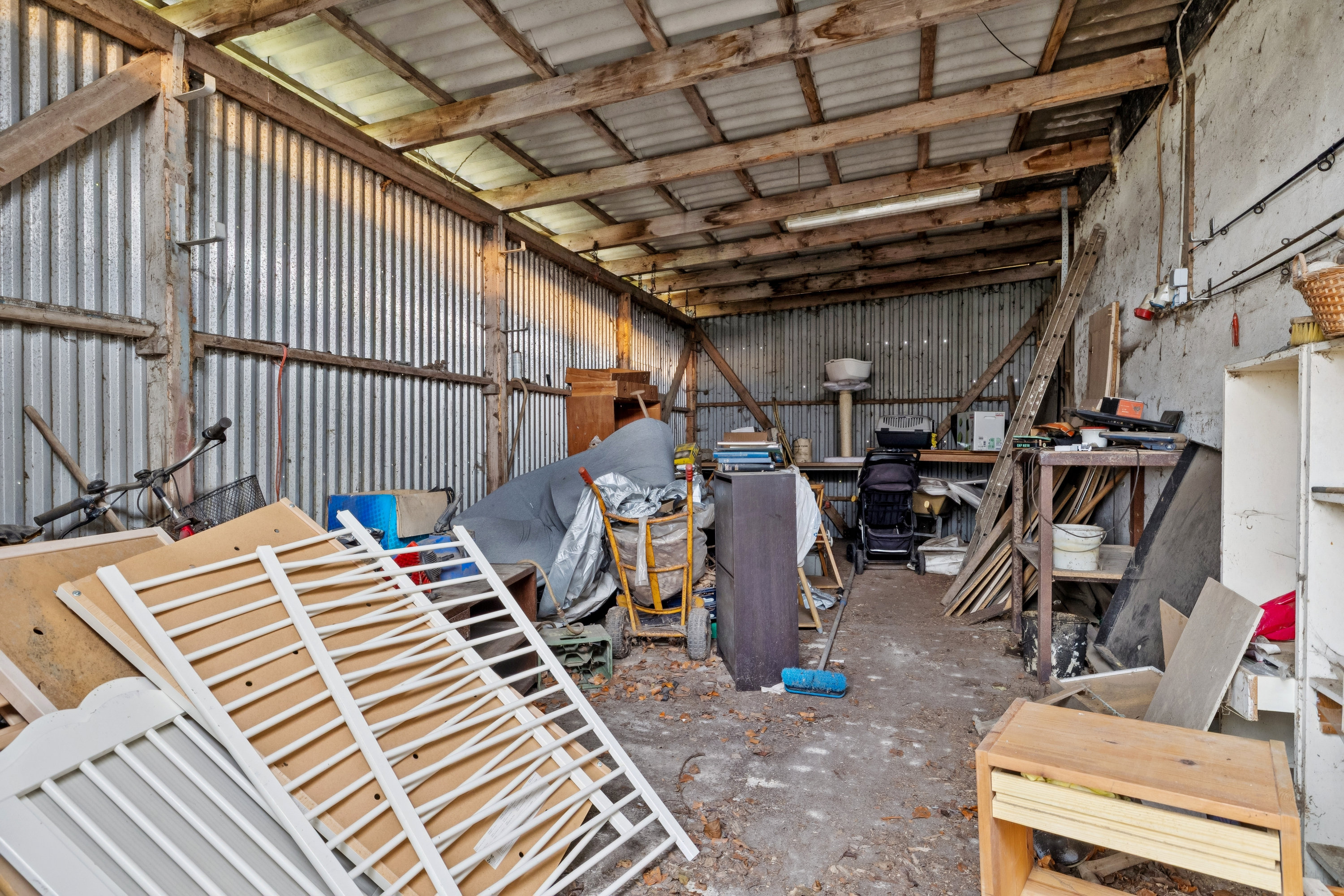 Fremhævet stald billede i fuldskærmstilstand. Billede af Nyvasen 6, Udbyhøj, 8970 Havndal