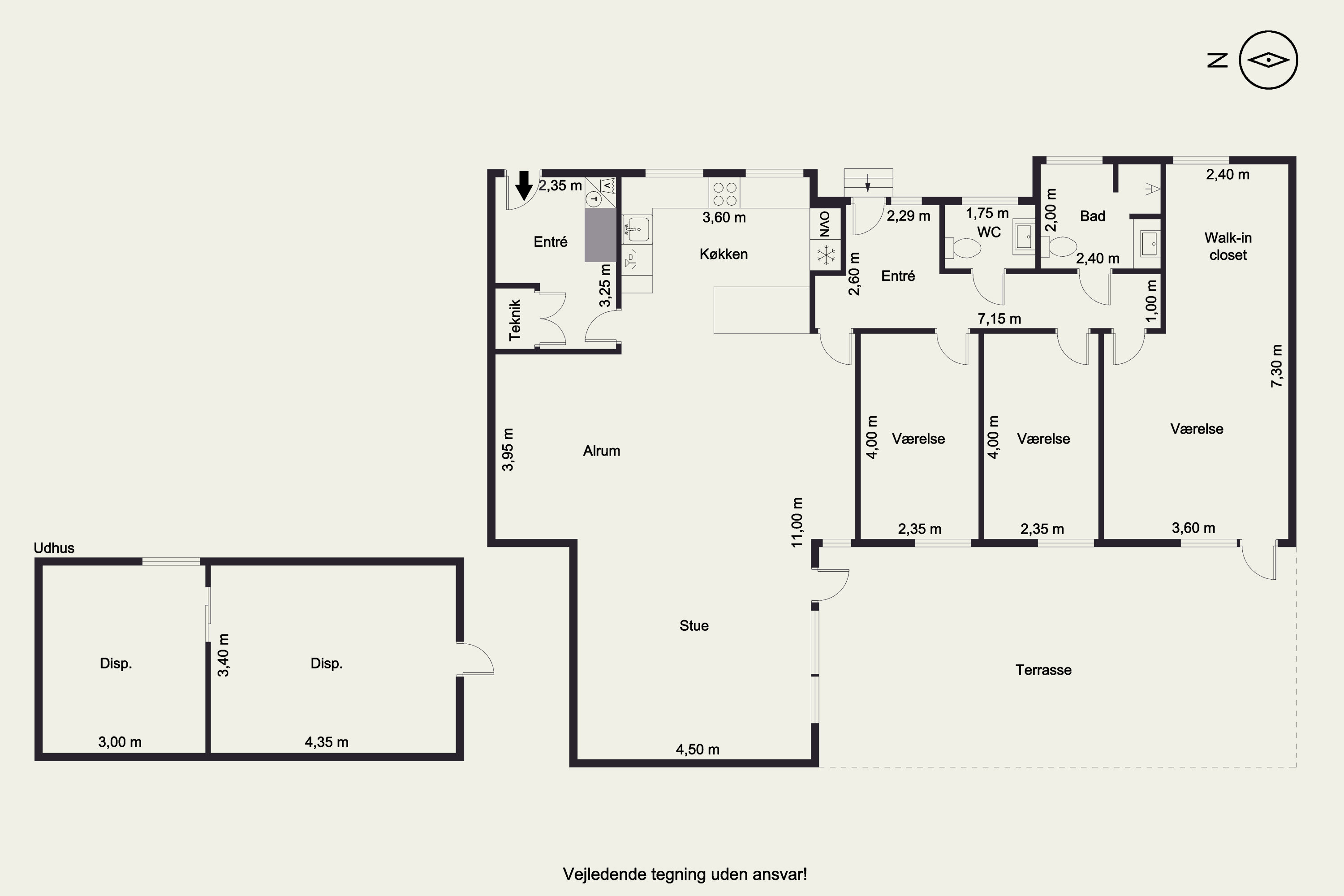 Plantegninger billede af Niels Hjørnes Vej 4, 9900 Frederikshavn