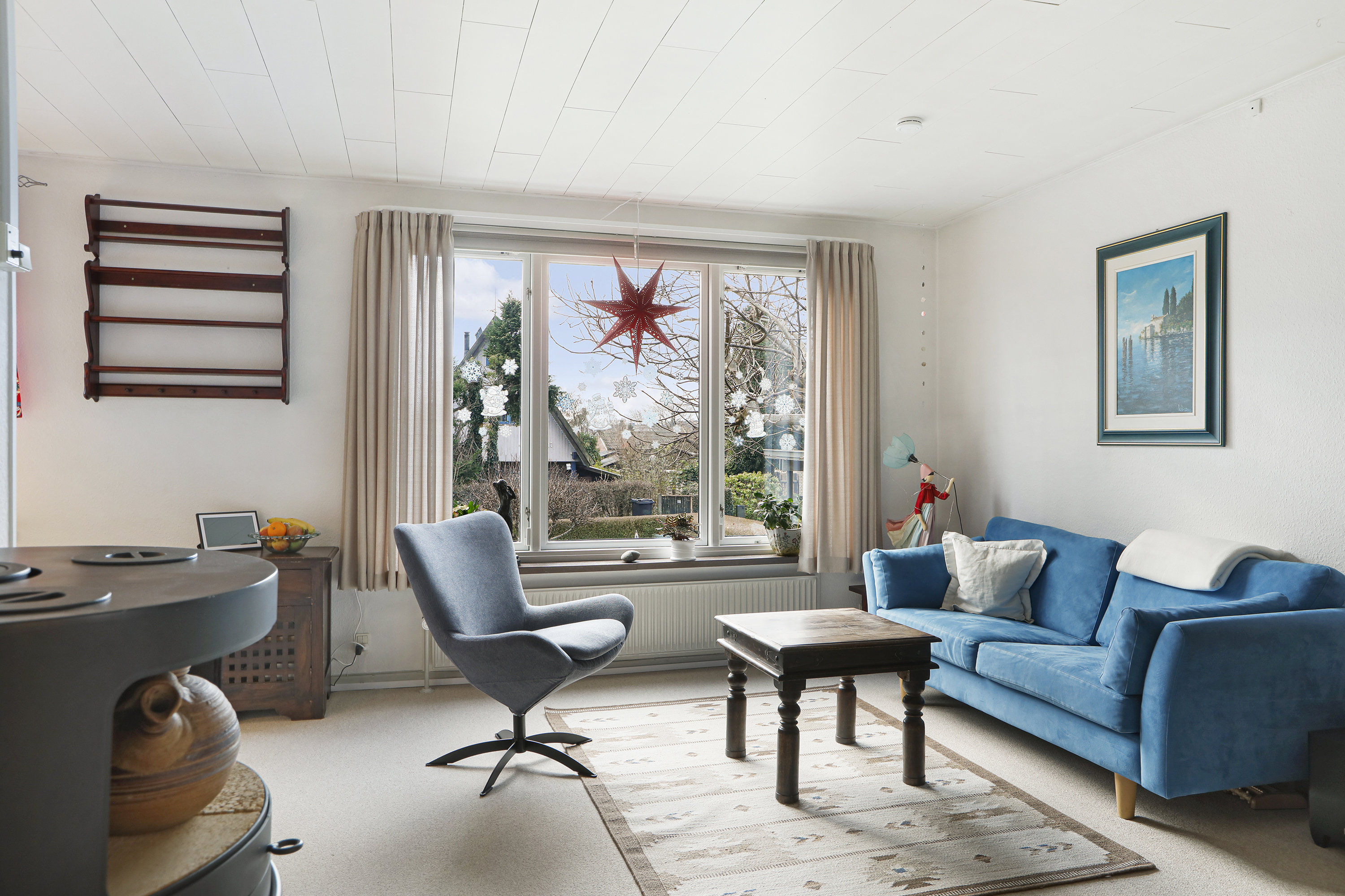 Fremhævet stue billede i fuldskærmstilstand. Billede af Marievej 24, 2740 Skovlunde