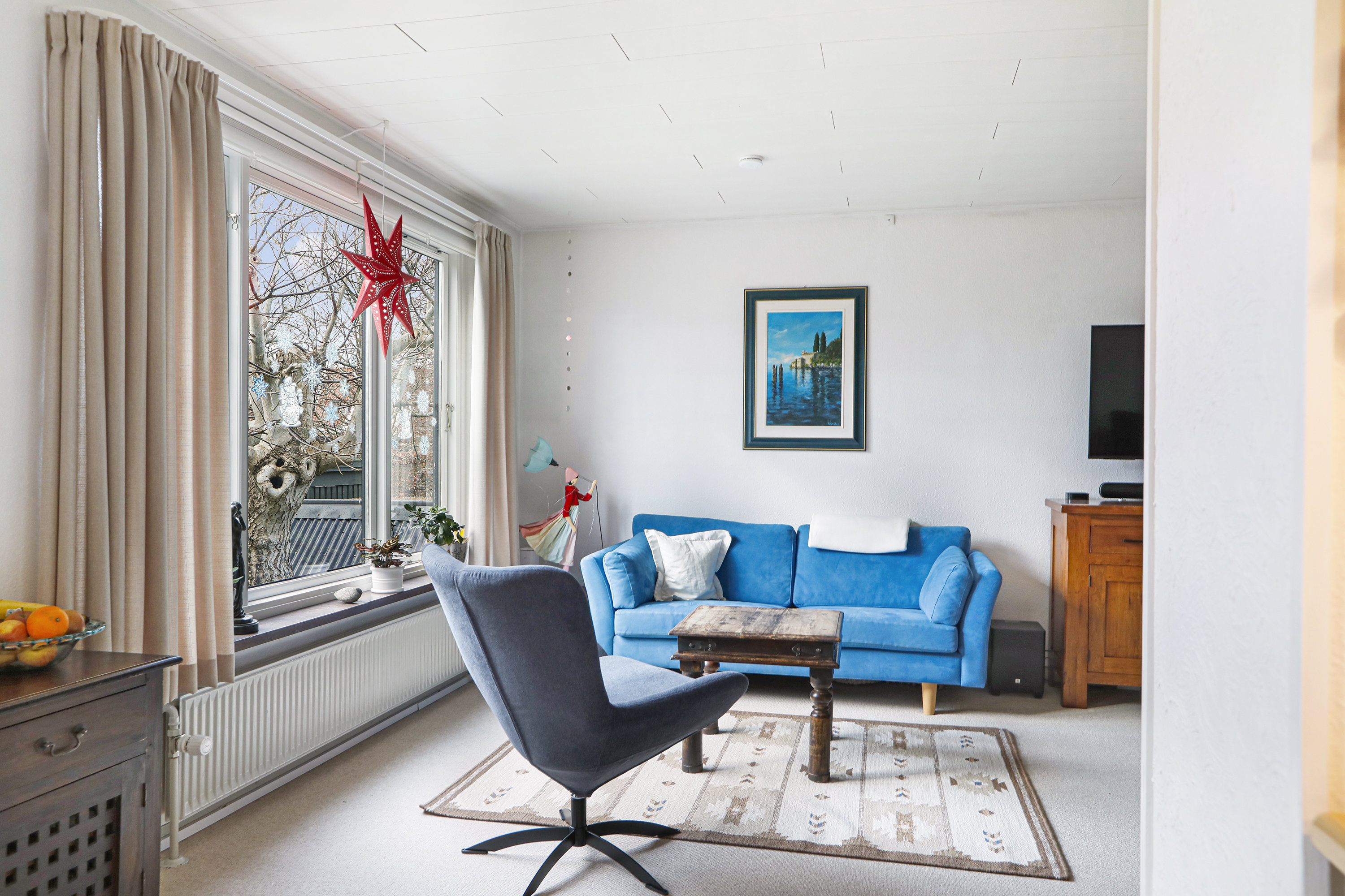 Fremhævet stue billede i fuldskærmstilstand. Billede af Marievej 24, 2740 Skovlunde