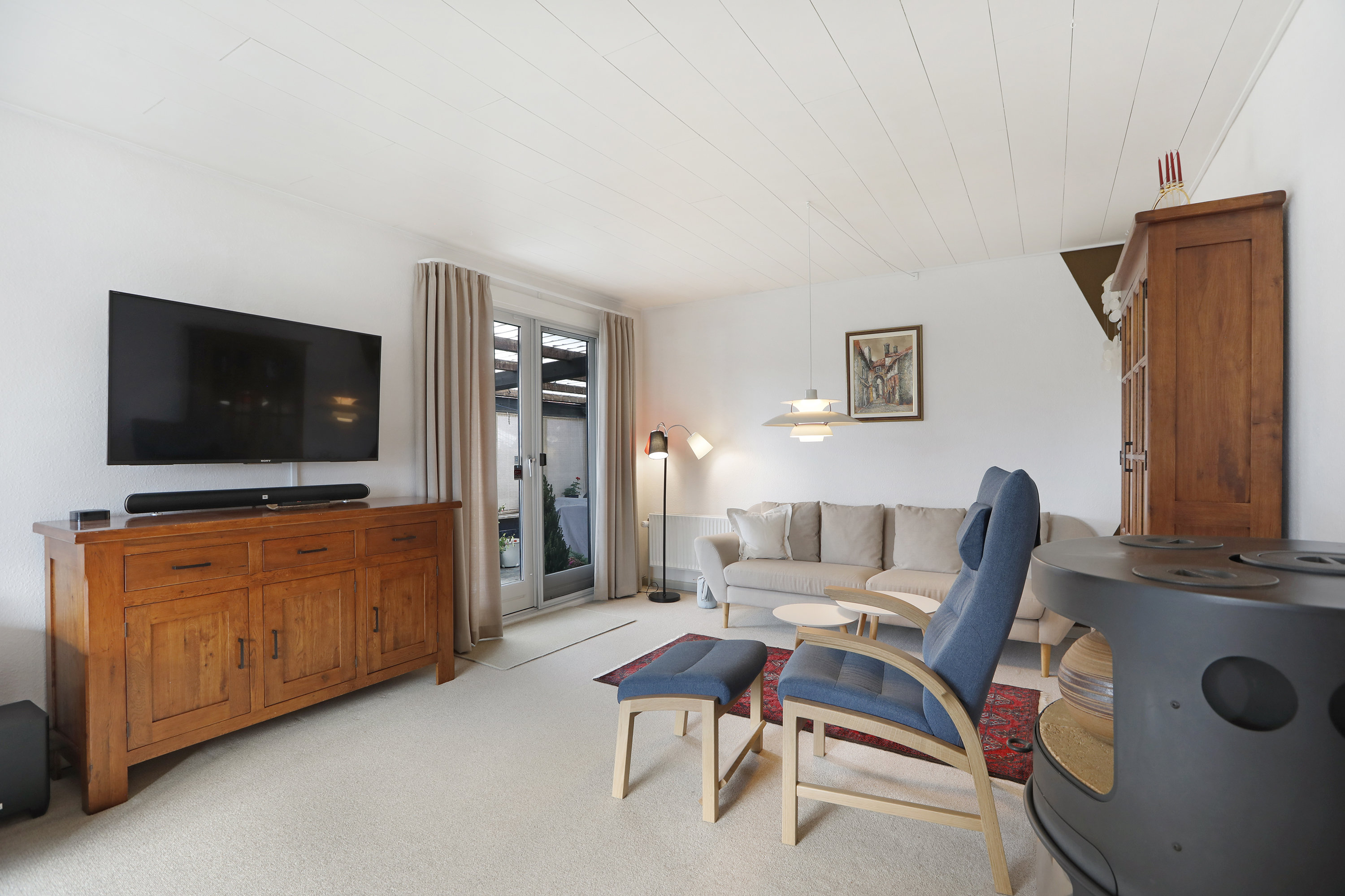 Fremhævet stue billede i fuldskærmstilstand. Billede af Marievej 24, 2740 Skovlunde