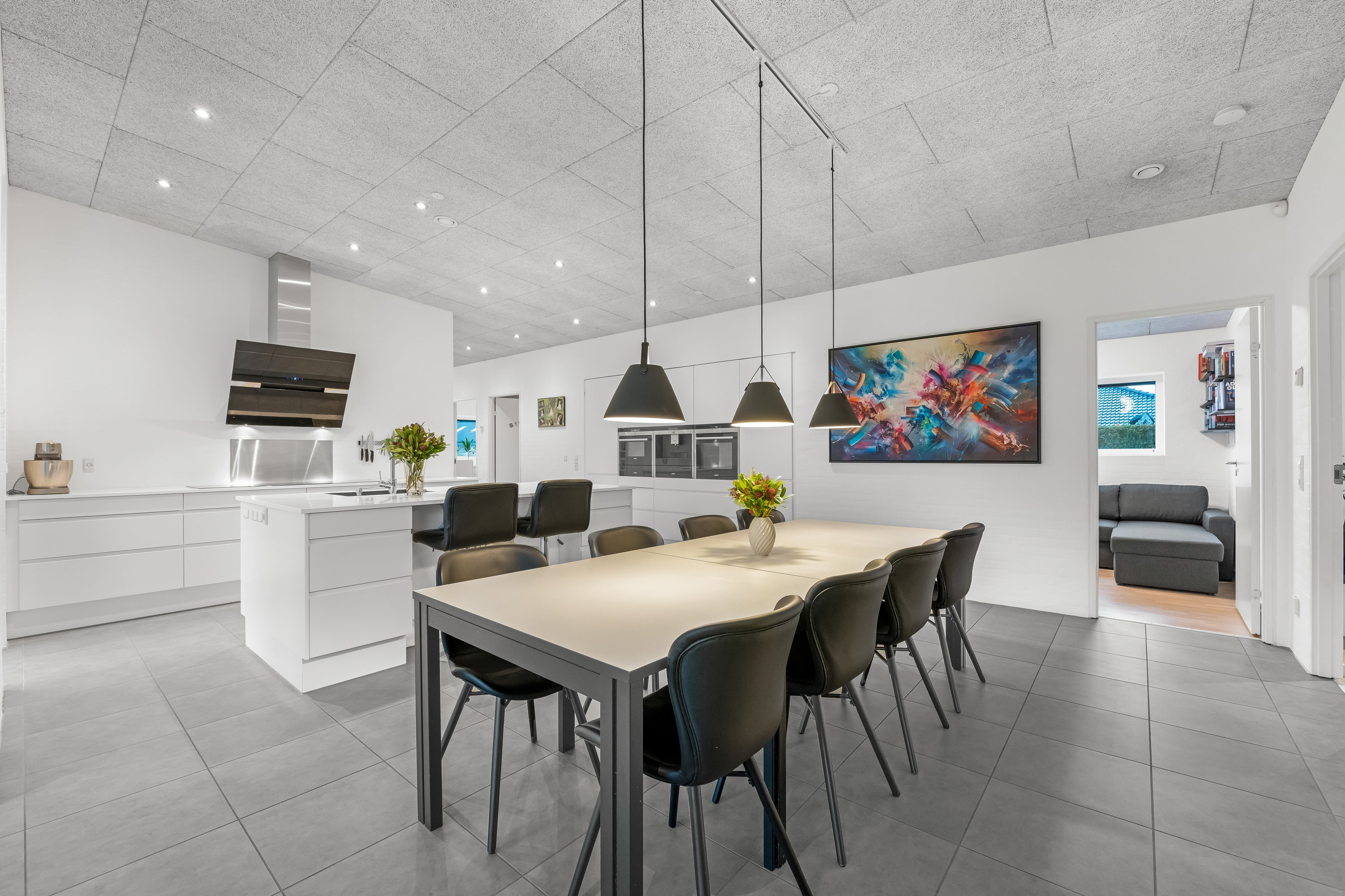 Fremhævet stue billede i fuldskærmstilstand. Billede af Hvedemarken 5, Rindum, 6950 Ringkøbing