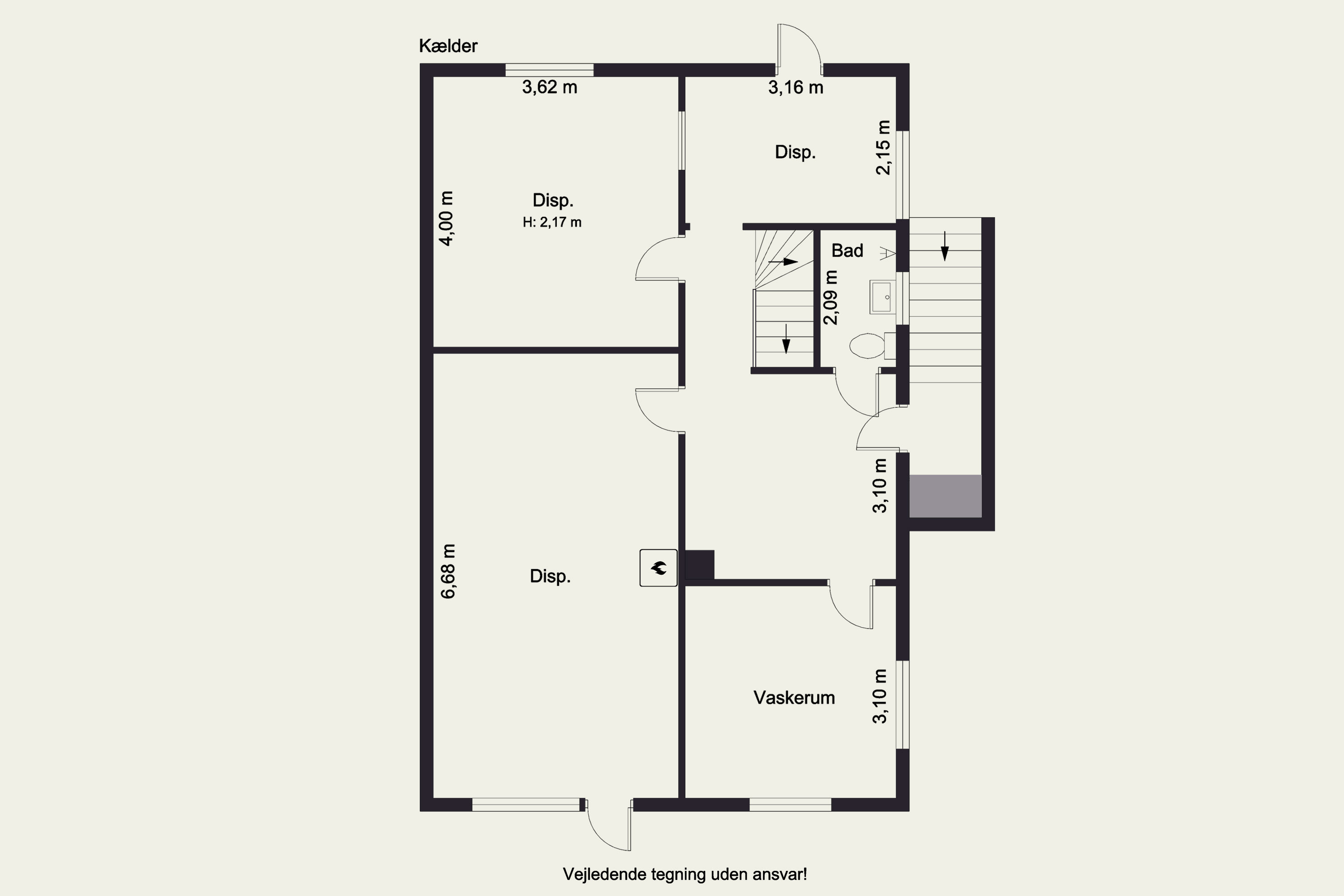 Plantegninger billede af Marievej 24, 2740 Skovlunde