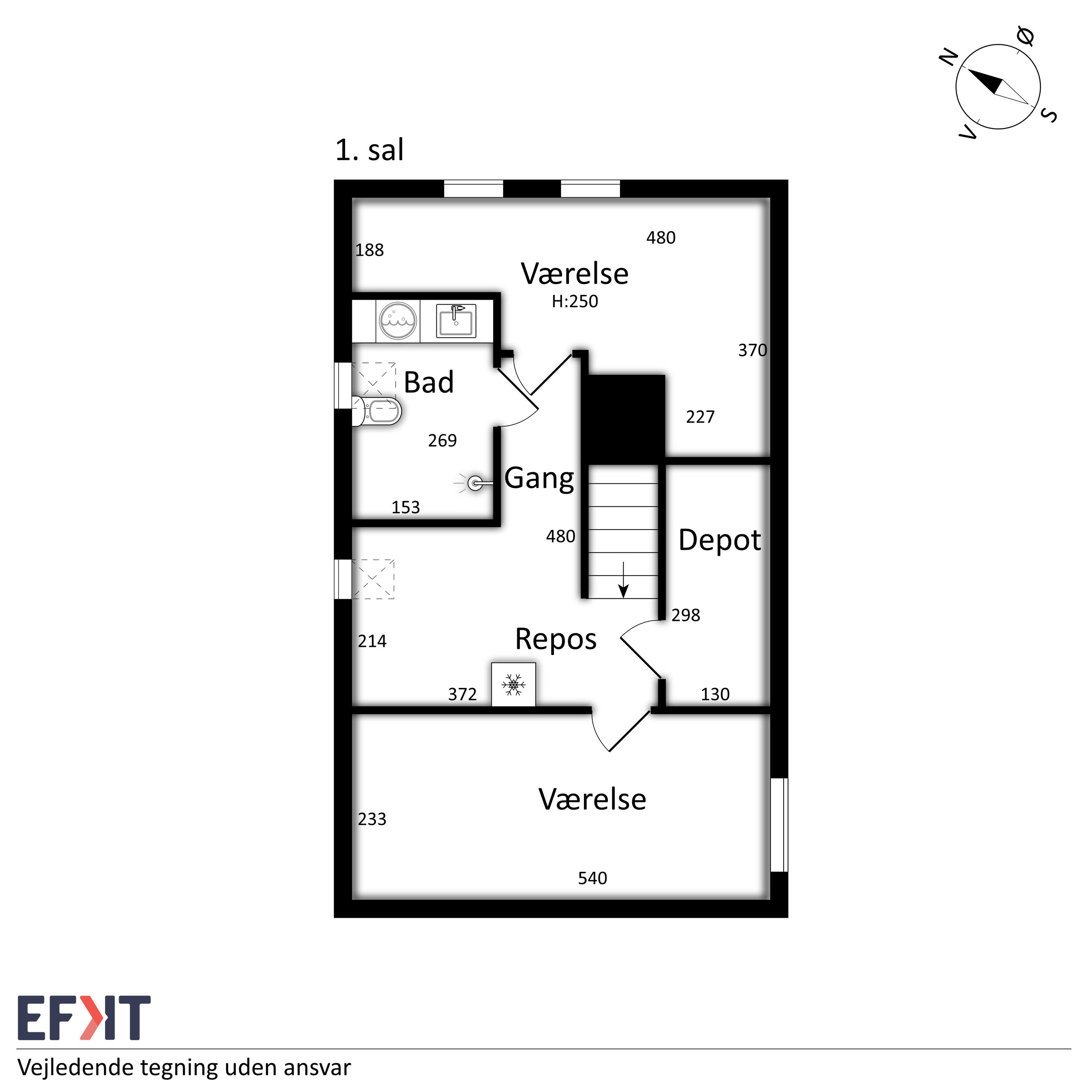 Plantegninger billede af Schousgade 12, 8900 Randers C
