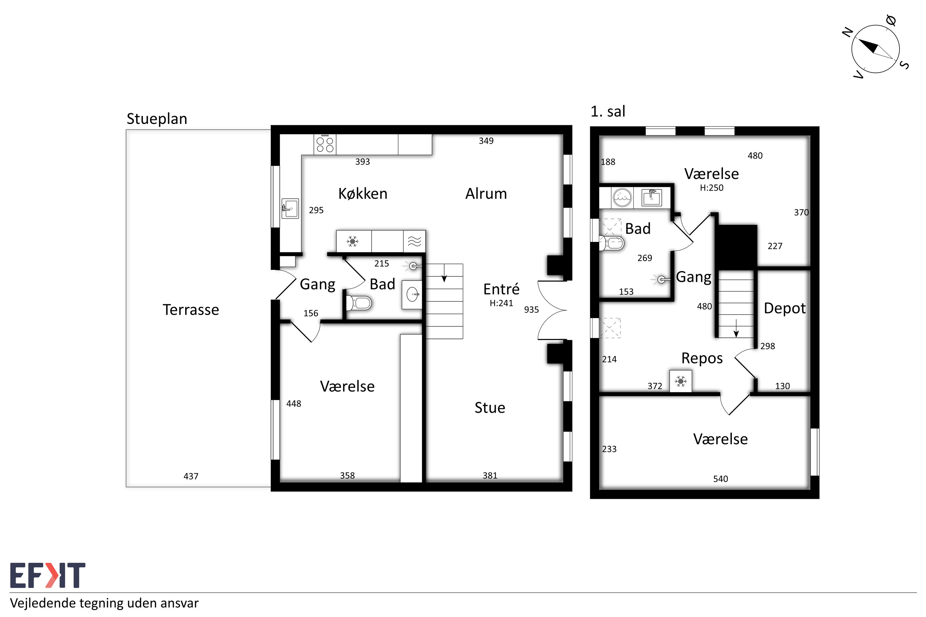 Plantegninger billede af Schousgade 12, 8900 Randers C