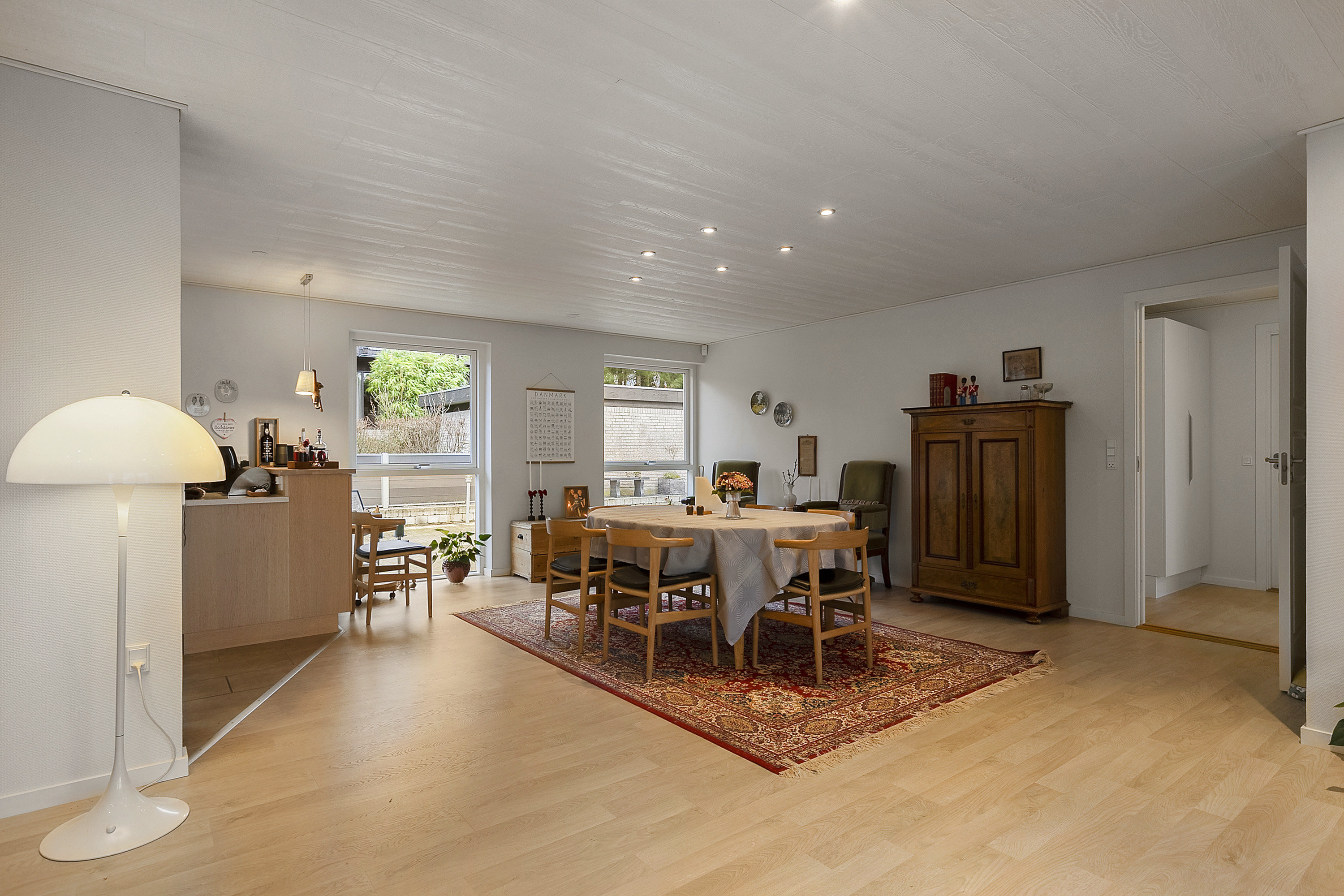 Fremhævet spisestue billede i fuldskærmstilstand. Billede af Kløvertoften 9, Felsted, 6200 Aabenraa