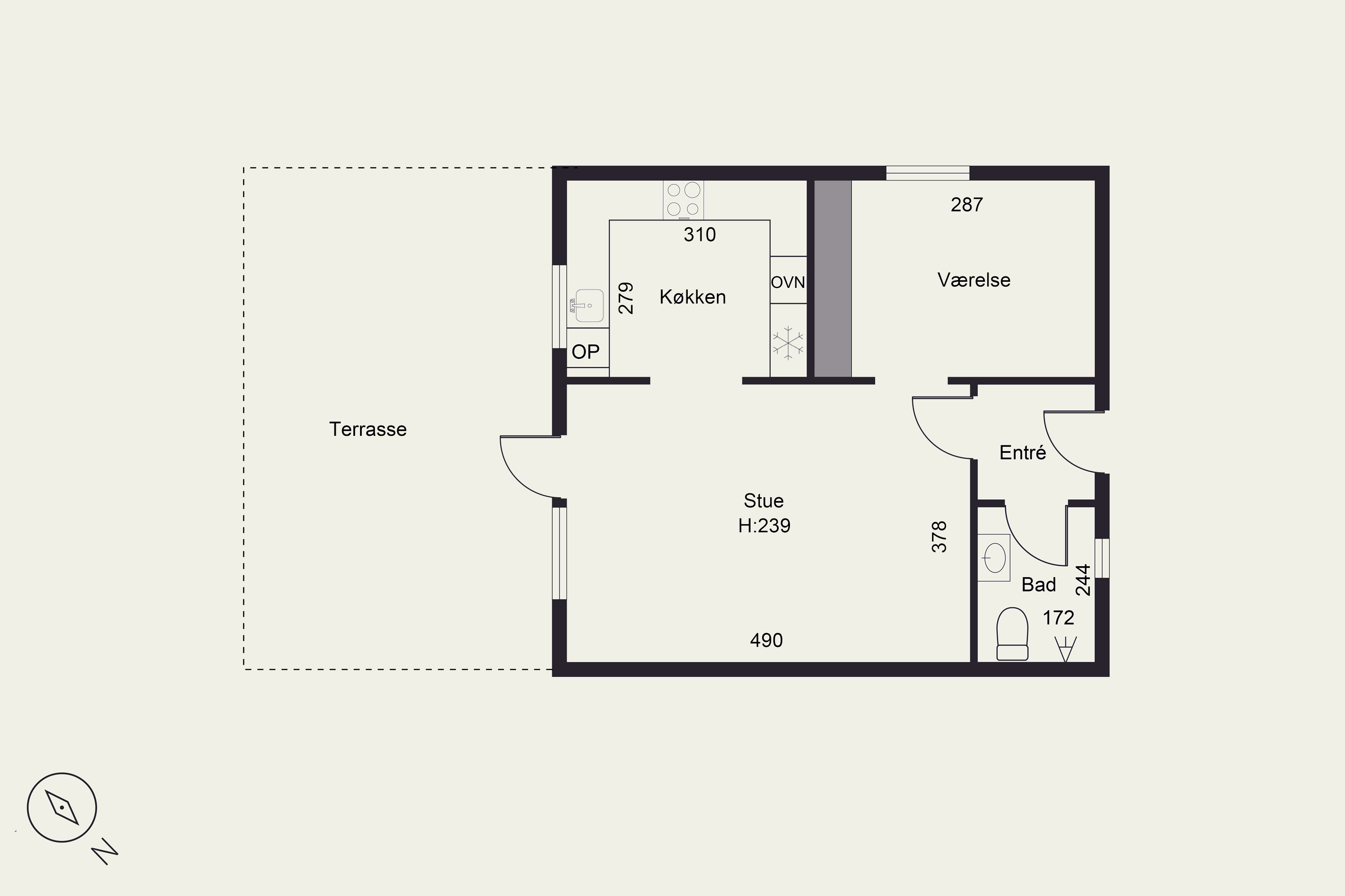 Plantegninger billede af Svinget 14, 8464 Galten