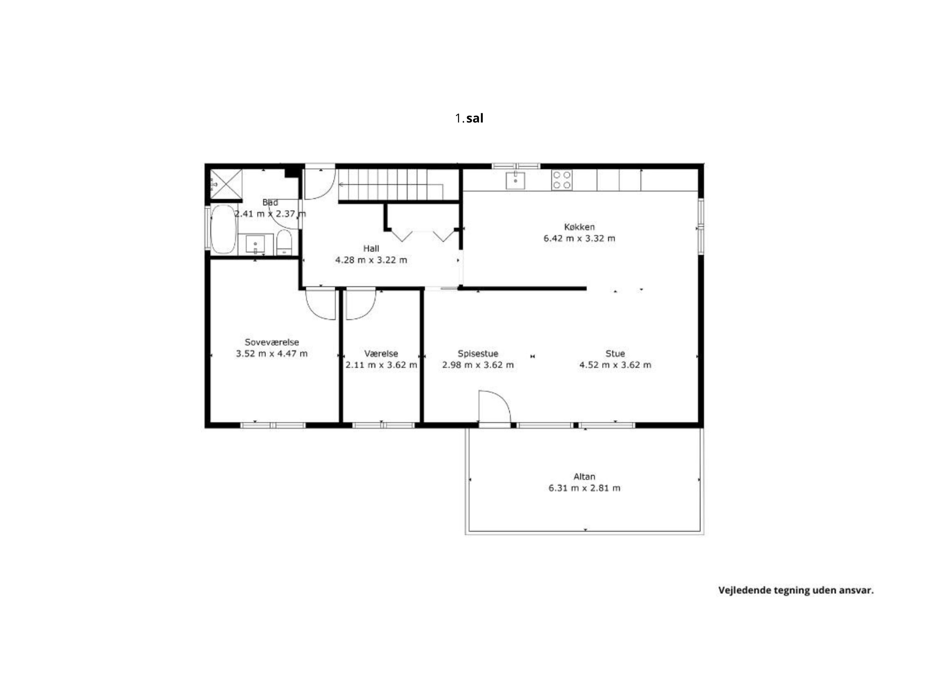 Plantegninger billede af Ejsbølvej 24, 6100 Haderslev