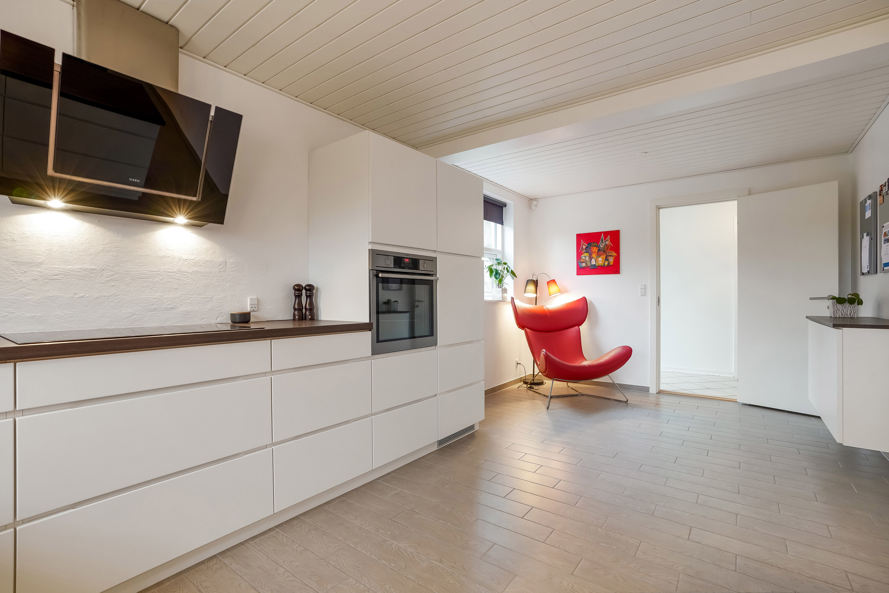 Fremhævet køkken billede i fuldskærmstilstand. Billede af Enebærvej 22, 5500 Middelfart