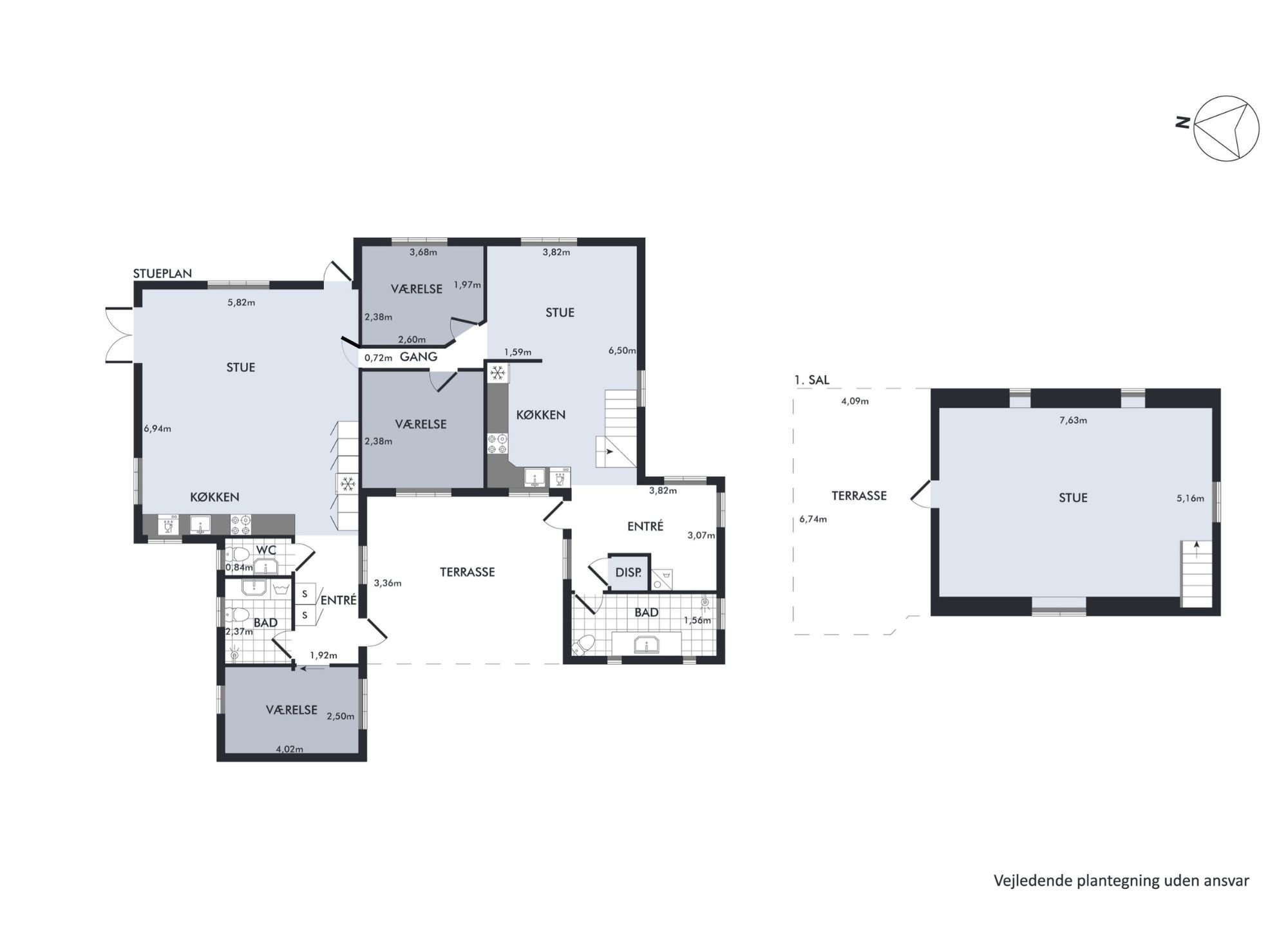 Plantegninger billede af Vesterhavsgade 148, Vorupør, 7700 Thisted