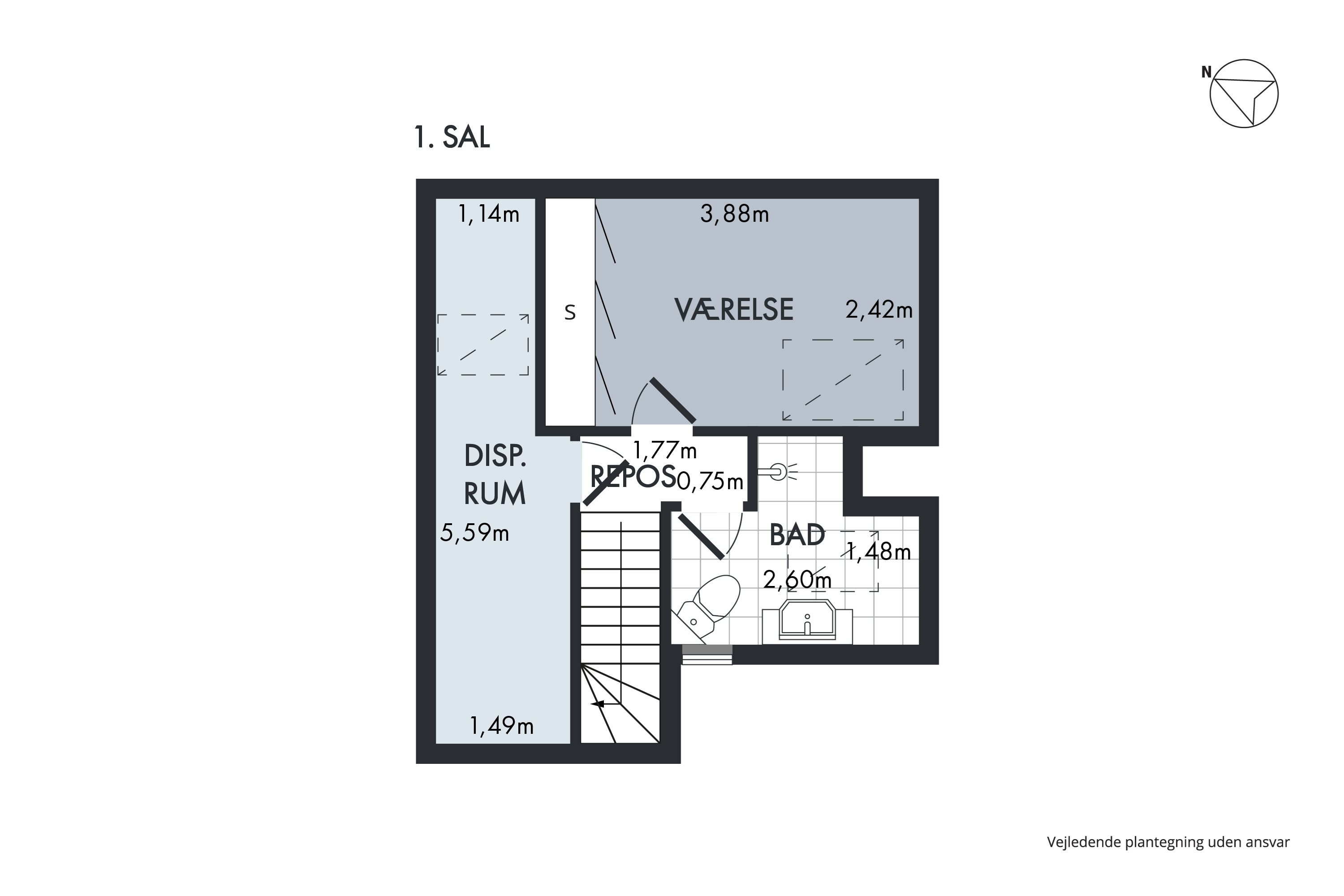 Plantegninger billede af Skibsgade 22, 9500 Hobro