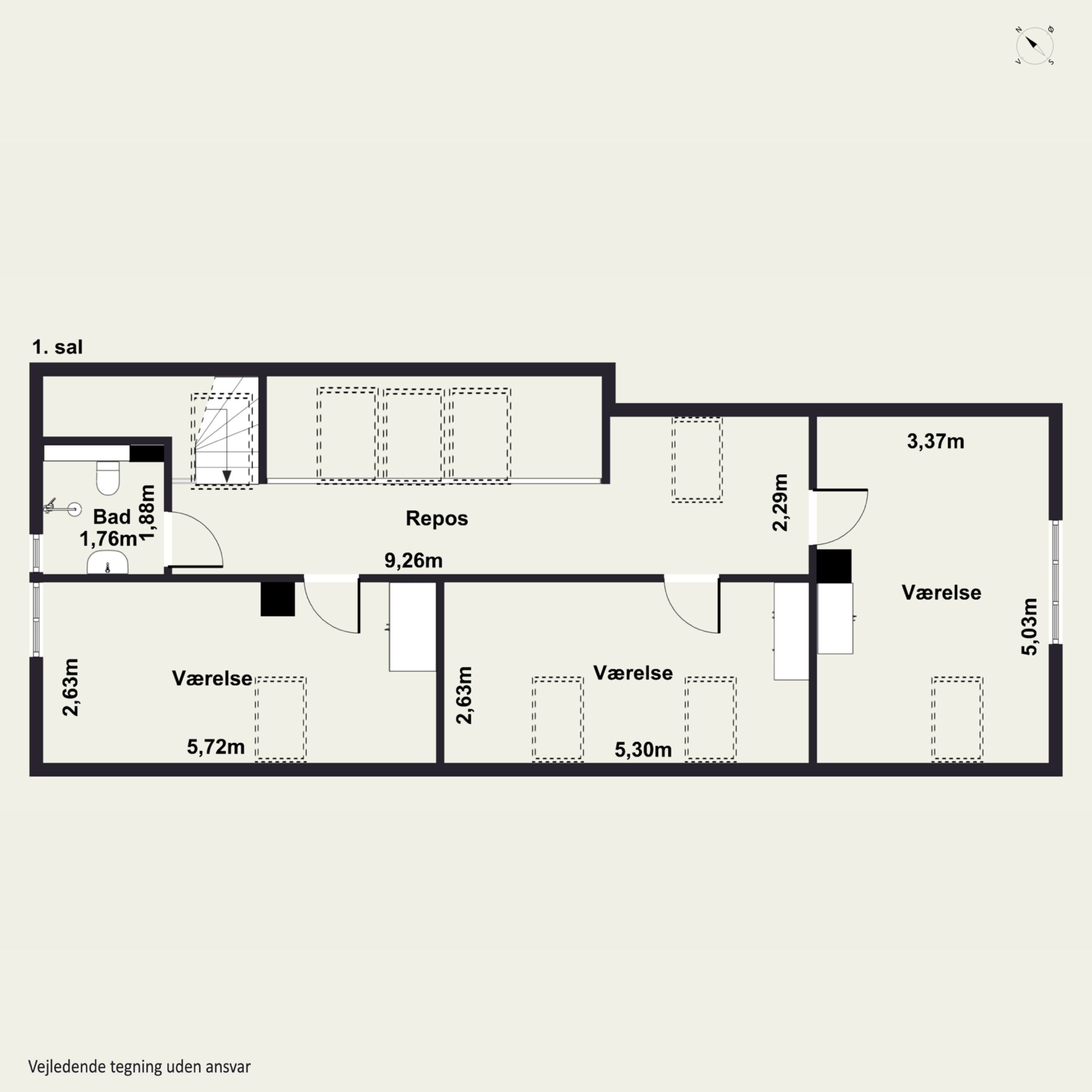 Plantegninger billede af Lyngby Rosenvænge 26, 2800 Kongens Lyngby