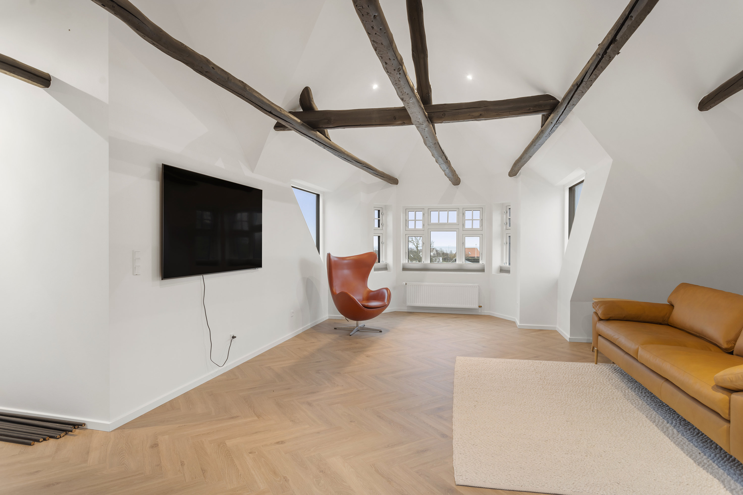 Fremhævet stue billede i fuldskærmstilstand. Billede af Klydevej 8, Voerså, 9300 Sæby