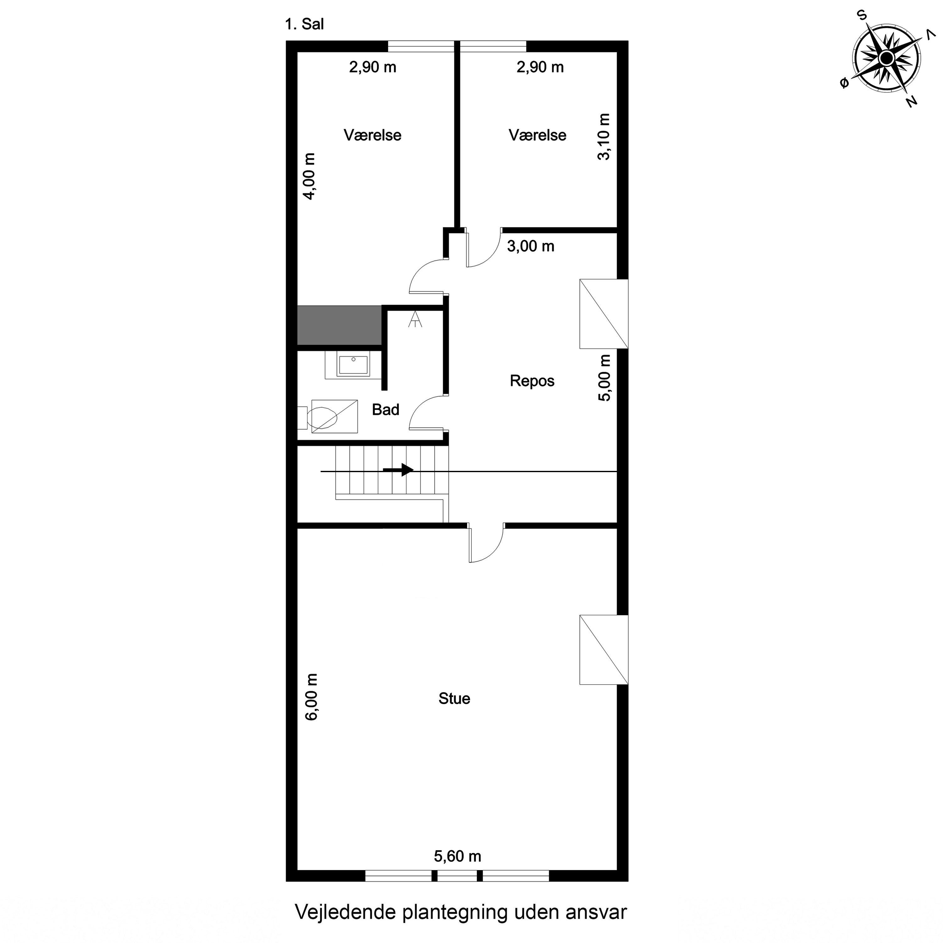 Plantegninger billede af Sarpsborgvej 26, 7600 Struer