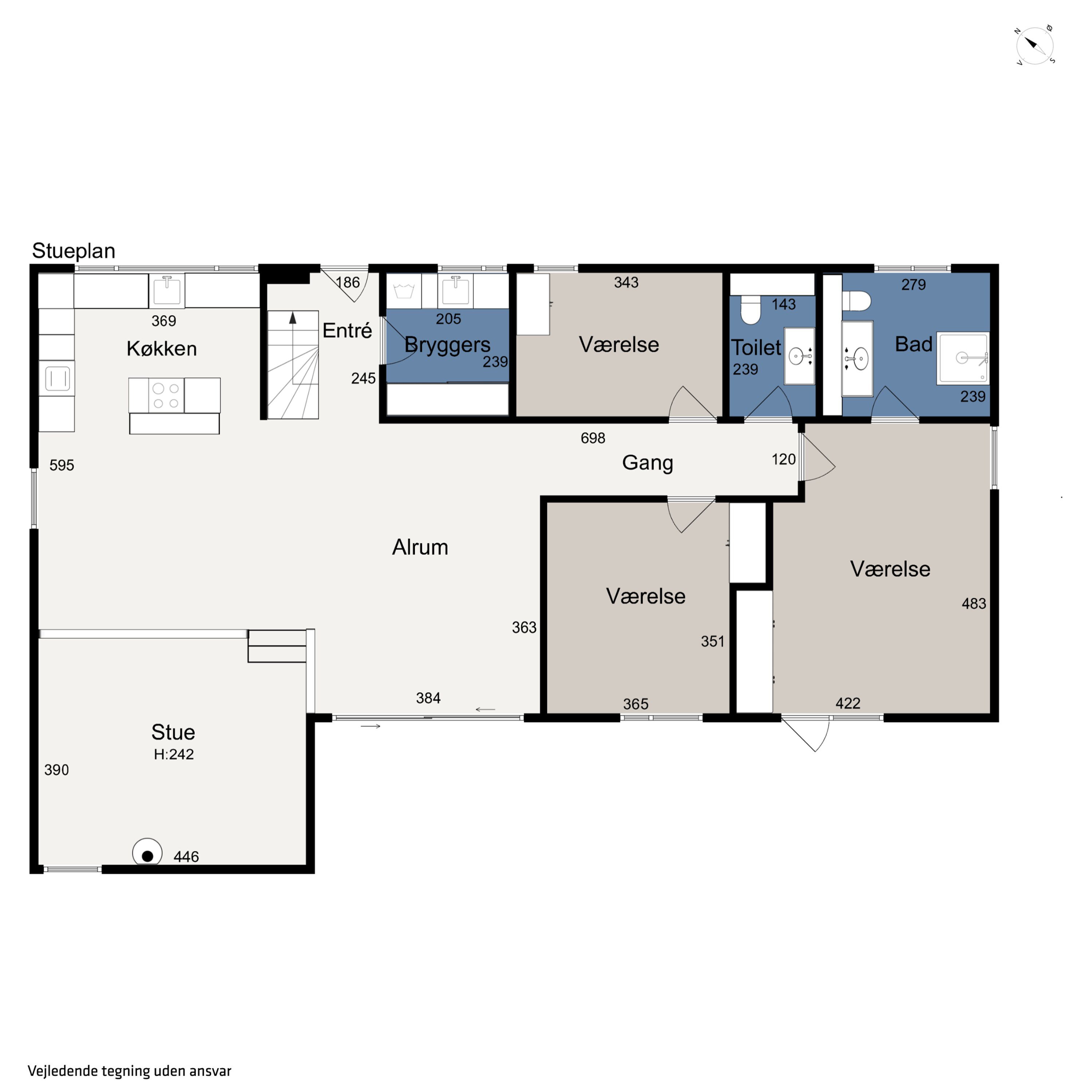 Plantegninger billede af Eghovedvej 57, 8340 Malling