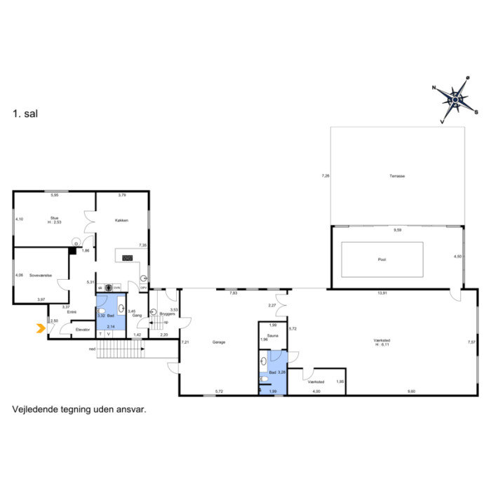 Plantegninger billede af Hovedgaden 41, 6360 Tinglev
