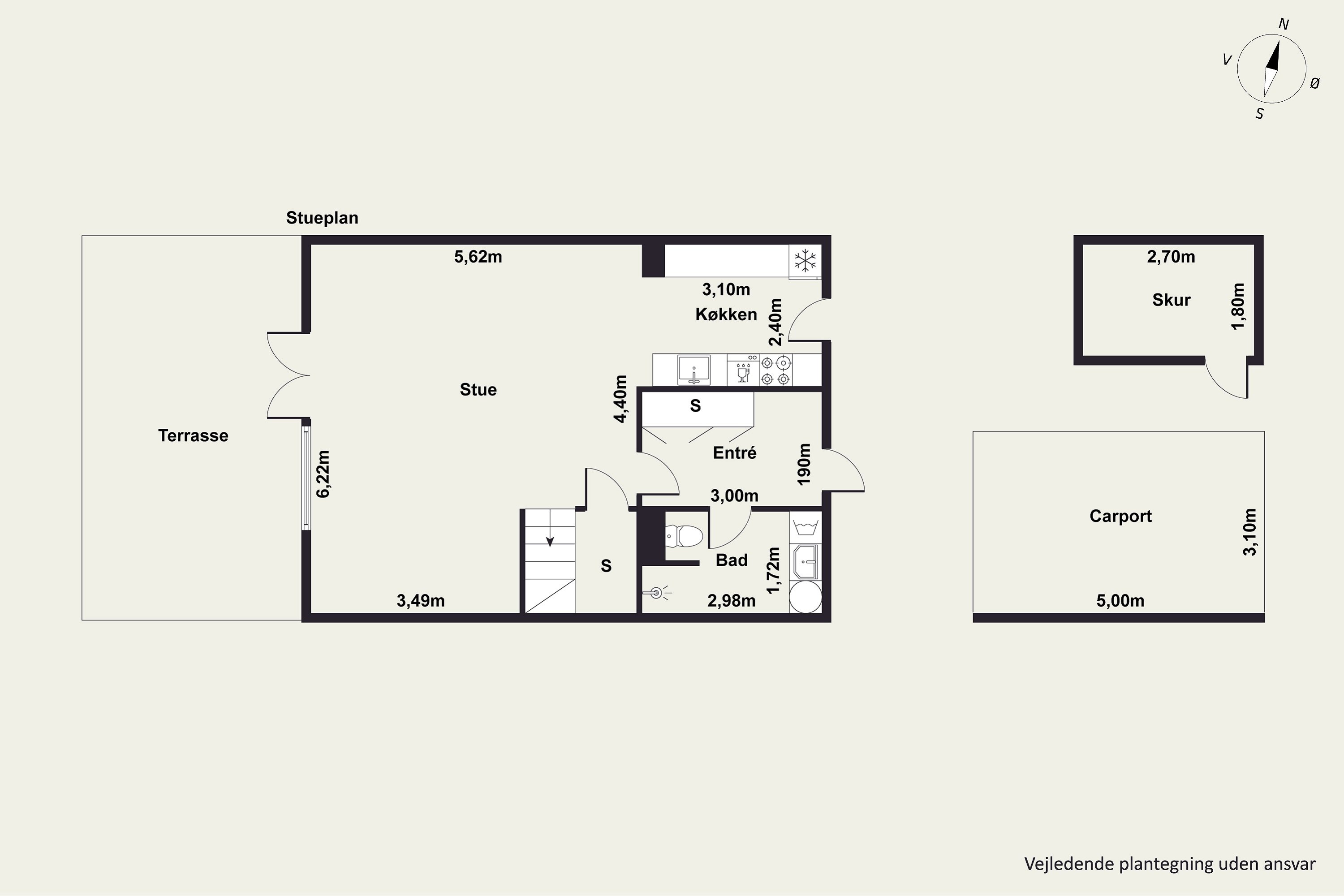 Plantegninger billede af Klausdalshave 28, 2730 Herlev