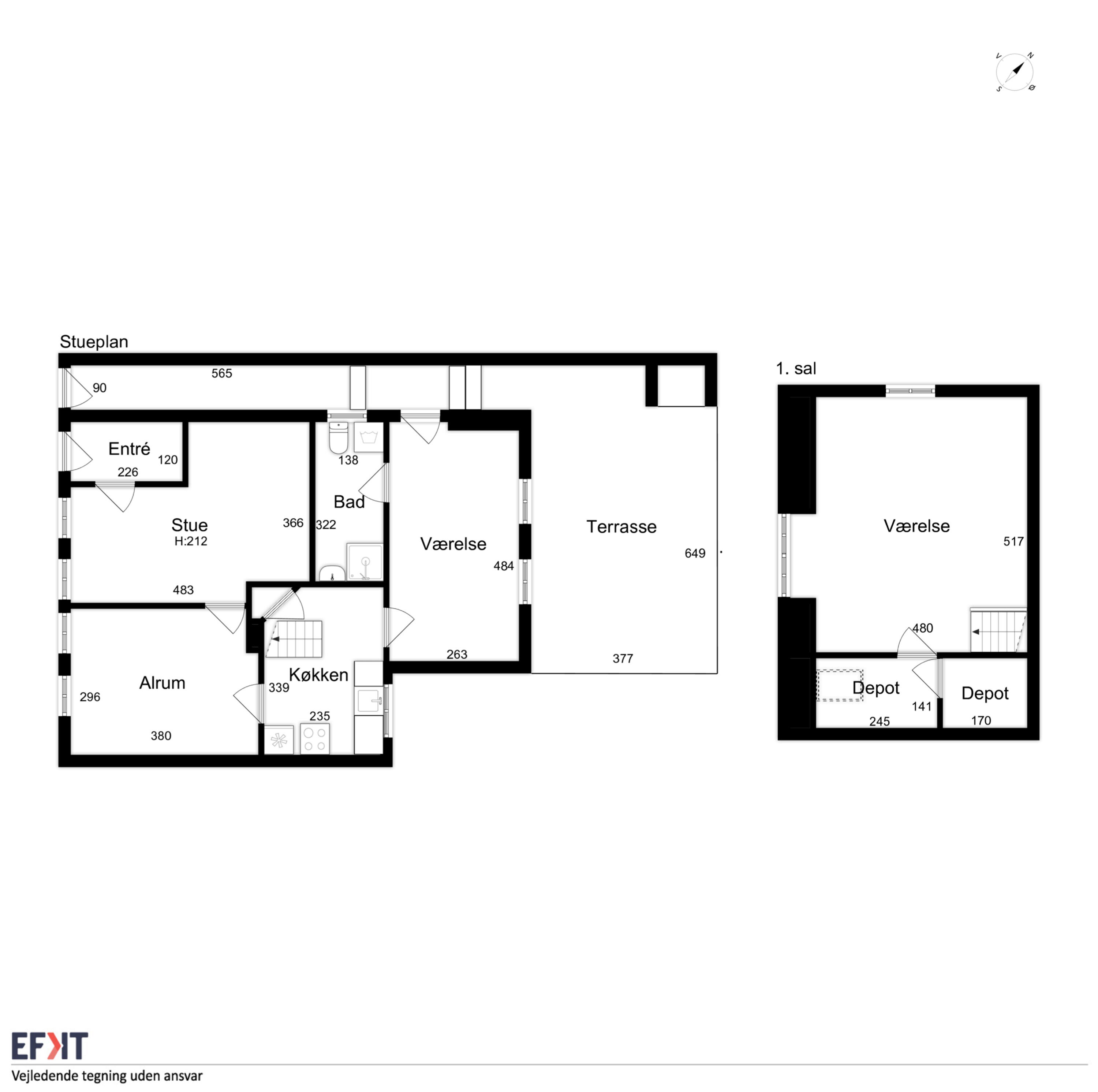 Plantegninger billede af Brogade 28, 5900 Rudkøbing