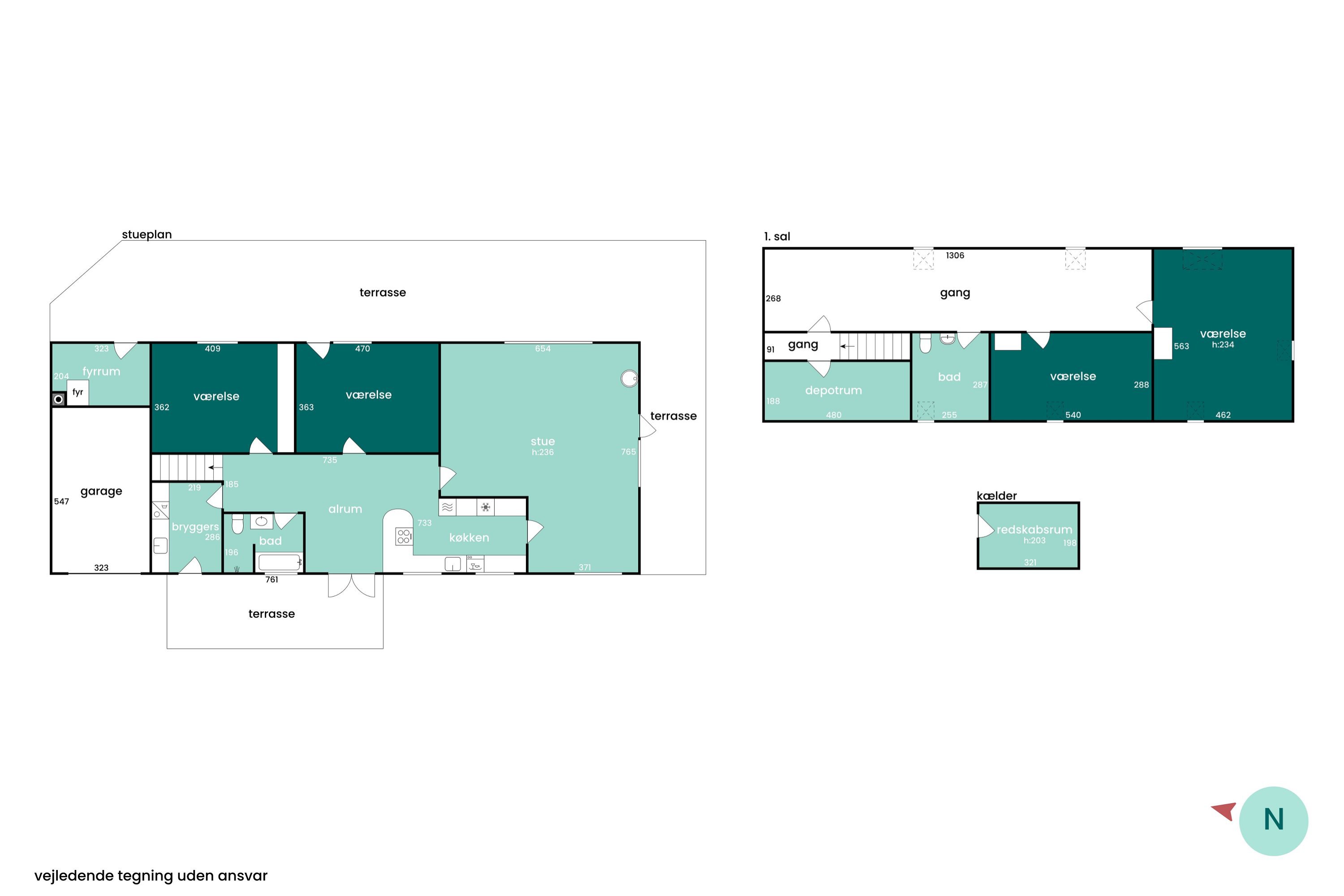 Plantegninger billede af Klostervej 20, Sevel, 7830 Vinderup